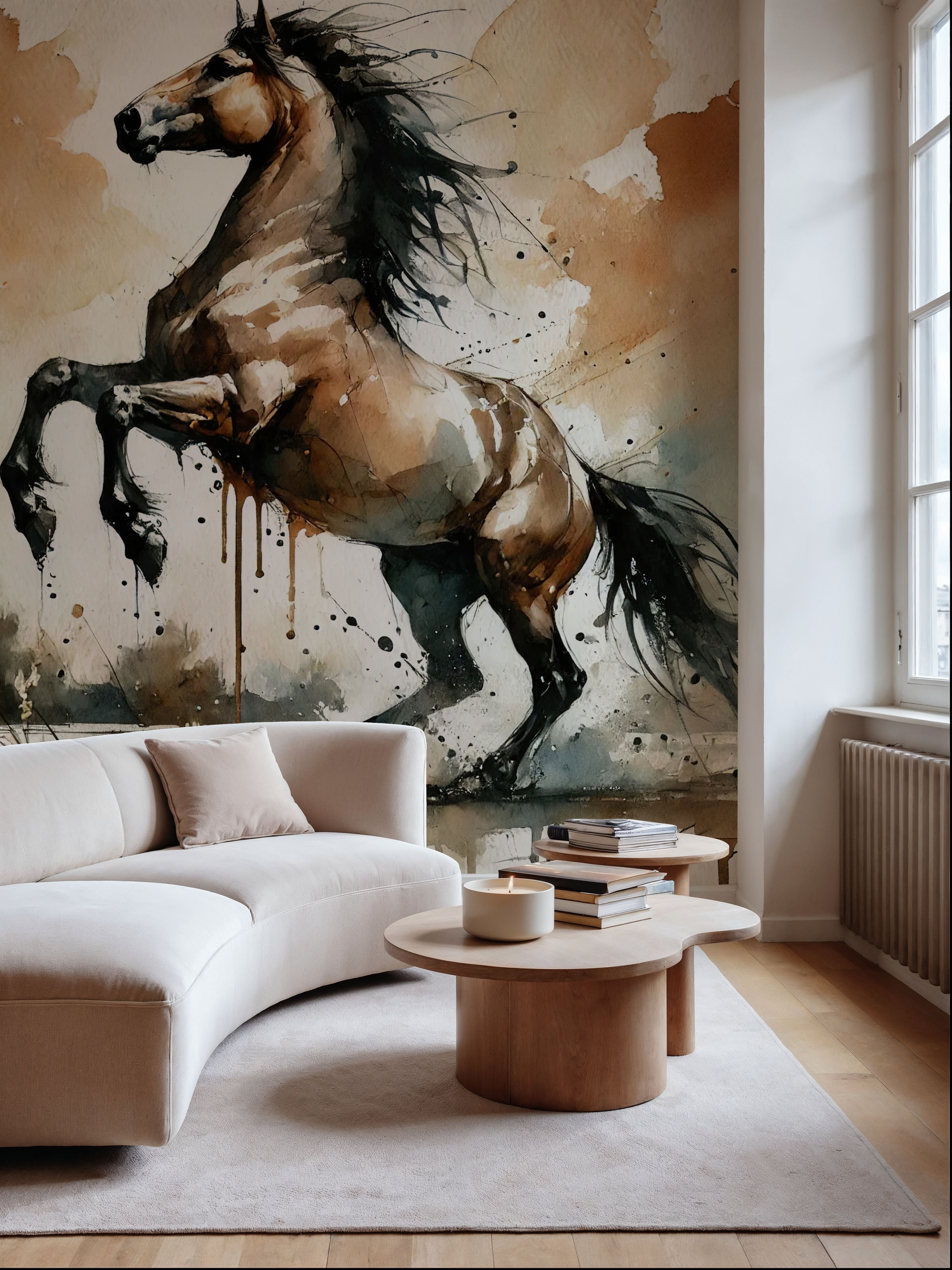 Fiery Horse Elegance