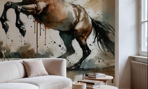 Fiery Horse Elegance