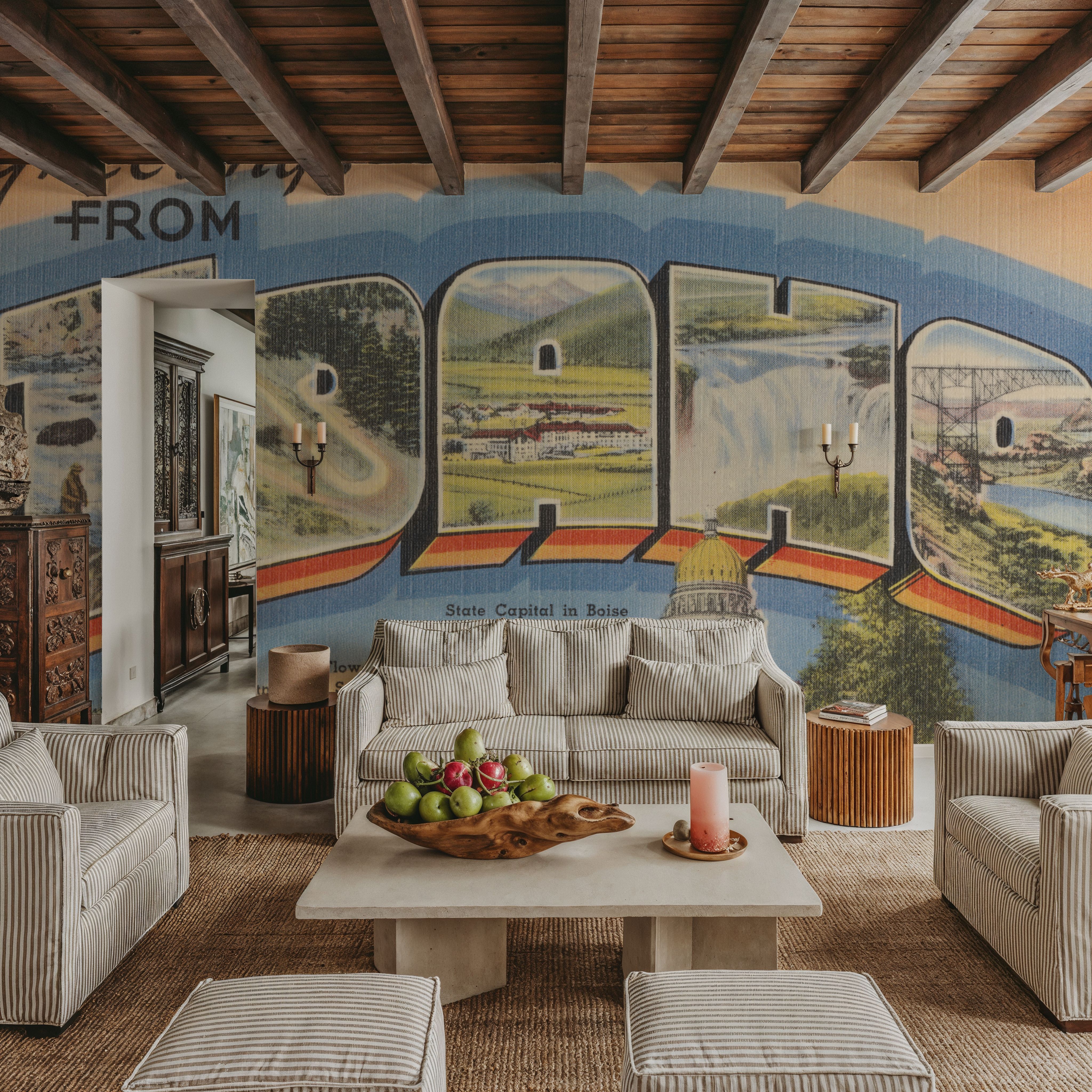 Greetings from Idaho - Screenprint Postcard