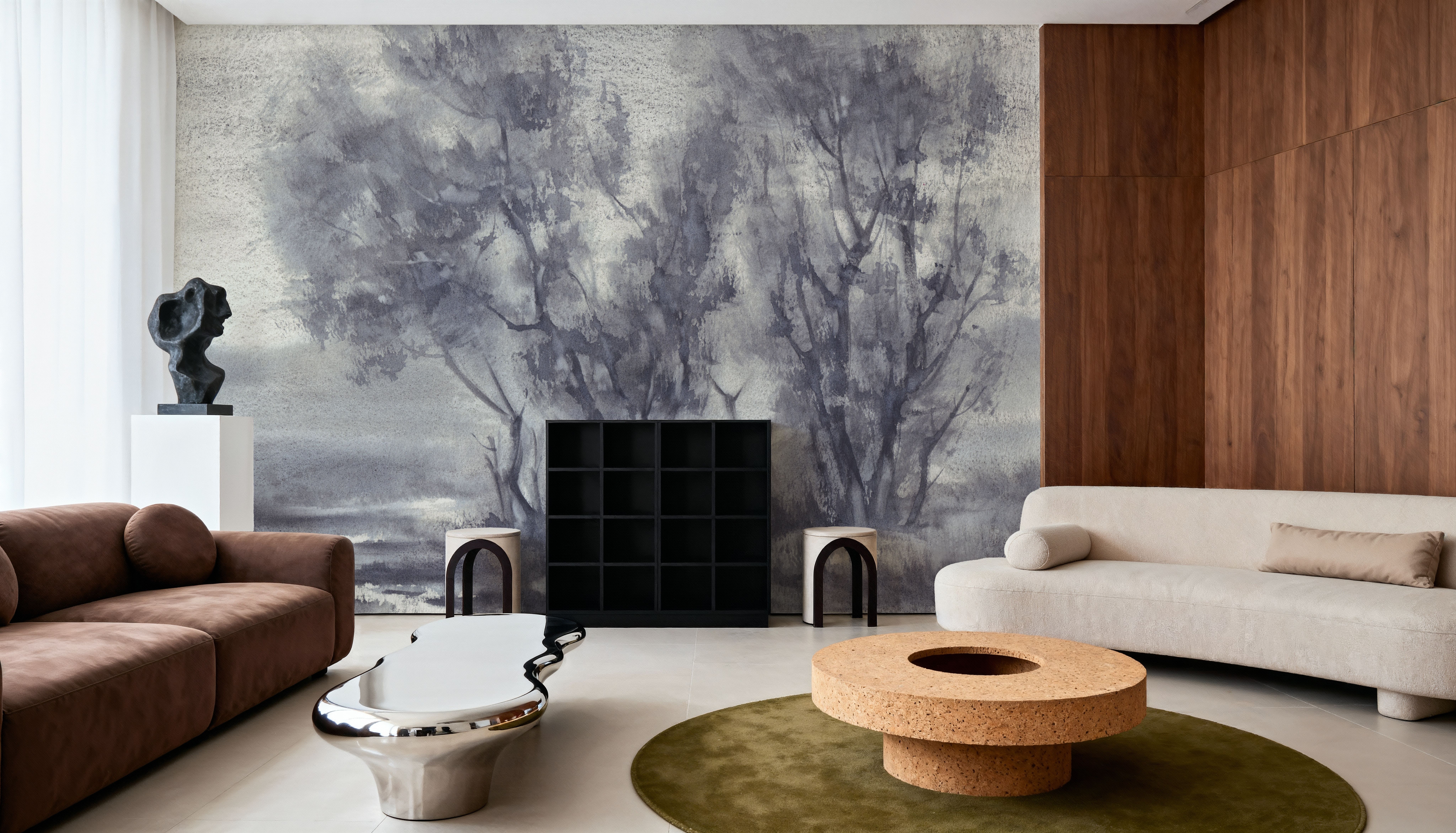 Misty Waterside, Carte da parati