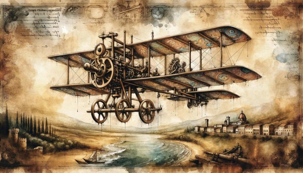 Da Vinci Style Airplane