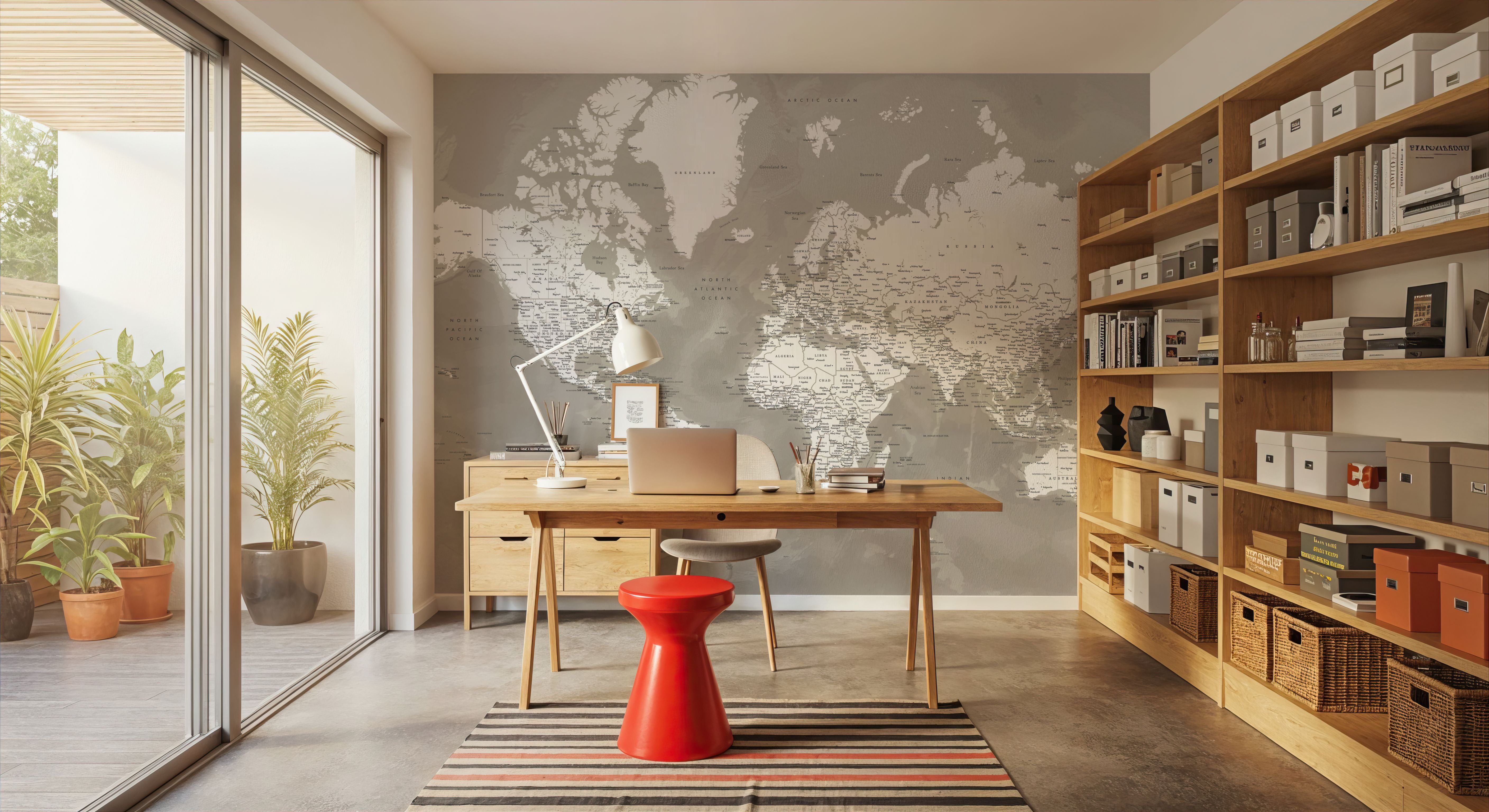 World Map Cities - Orien, Wallpaper