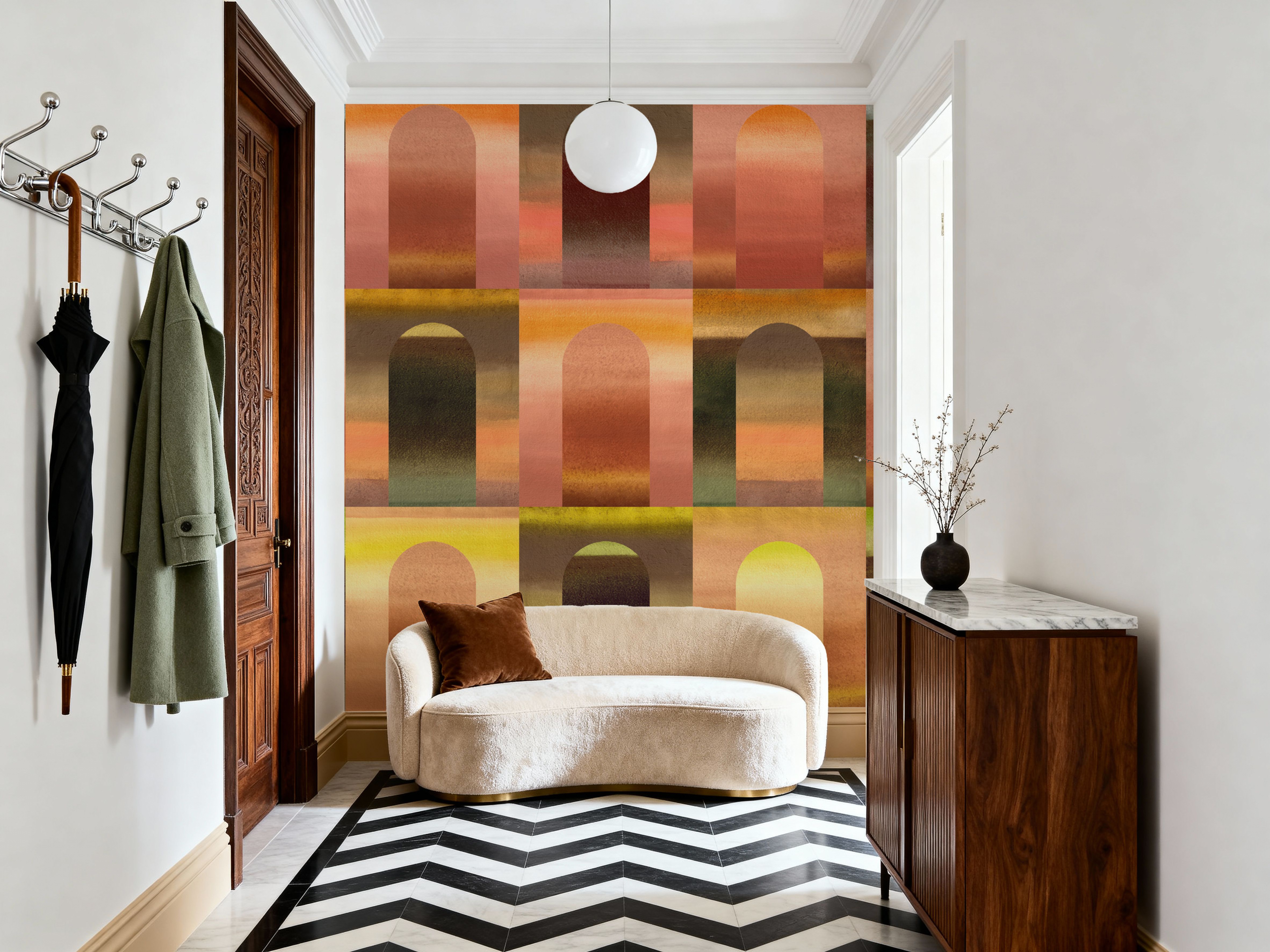 Arched Wall,  Yellow