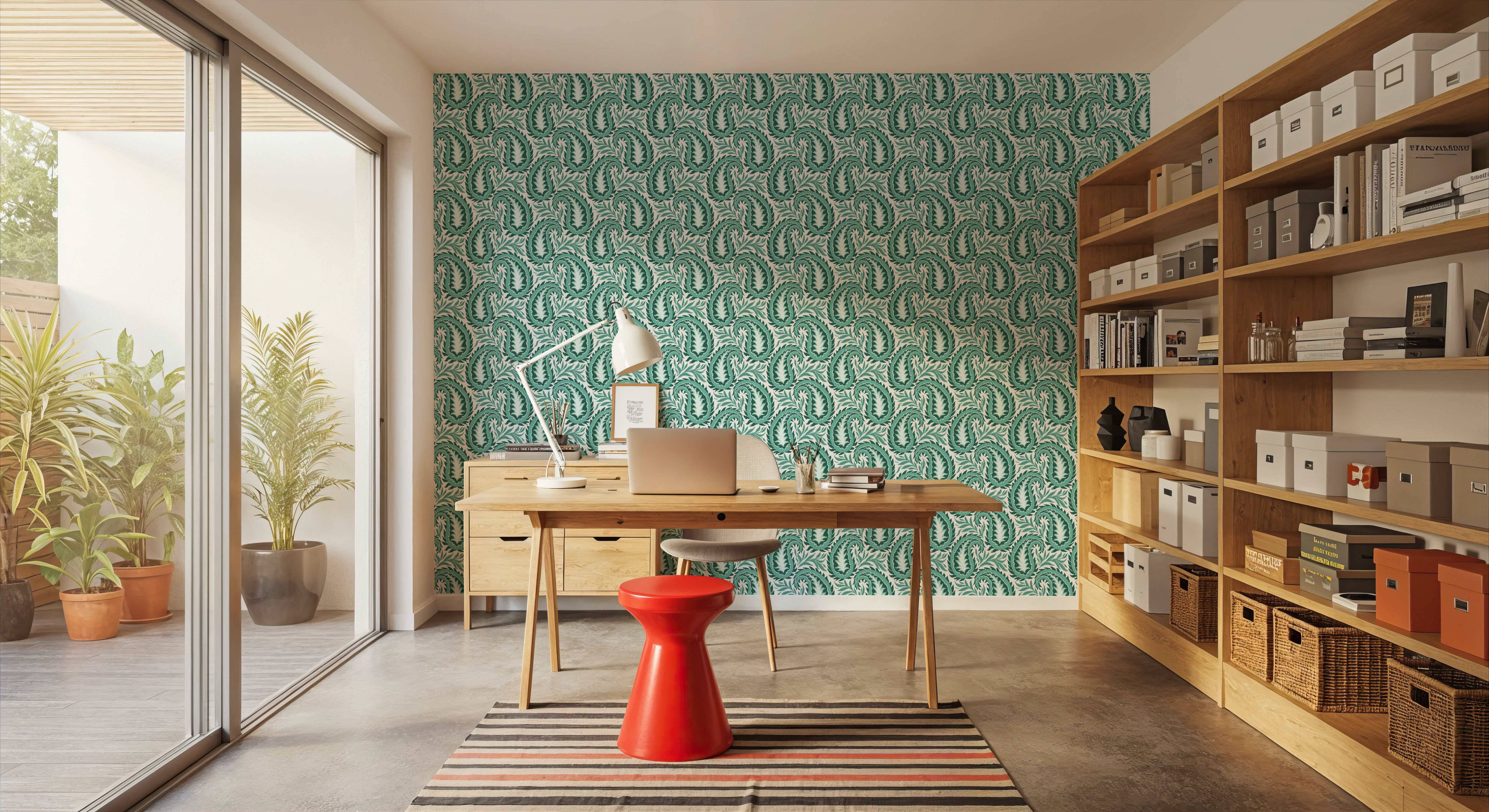 Botanical Paisley, Turqouise