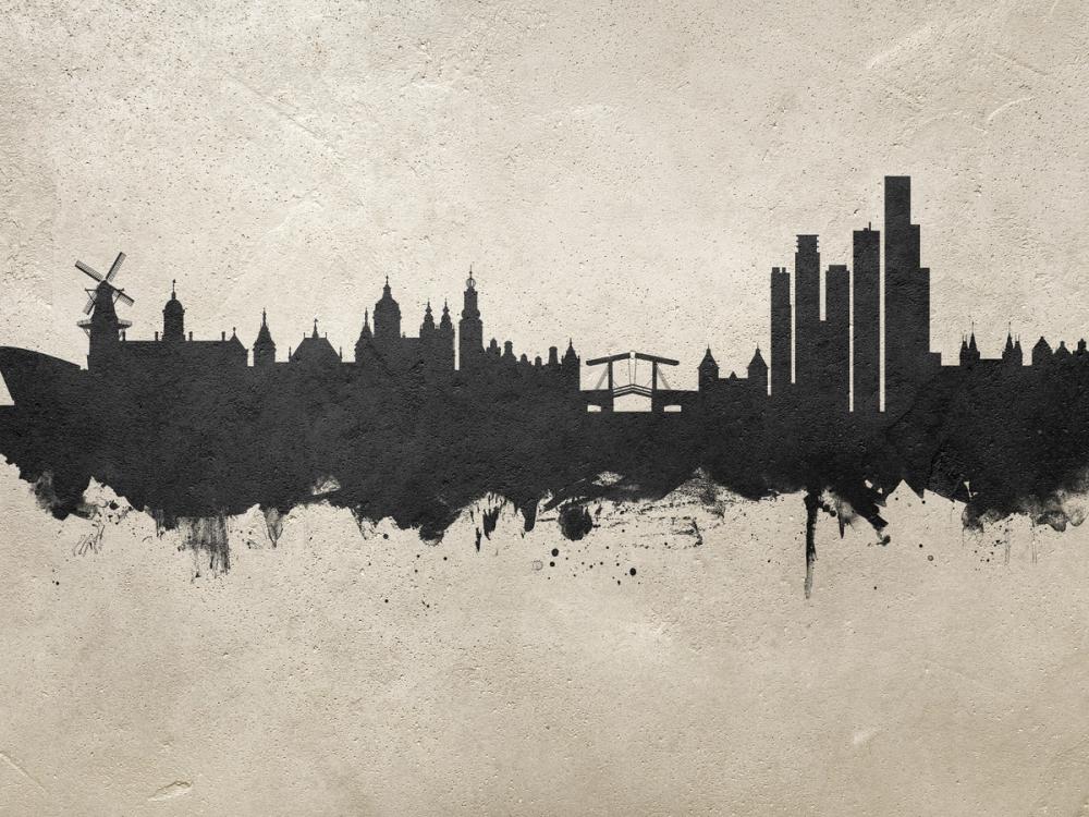 Amsterdam Skyline Concrete