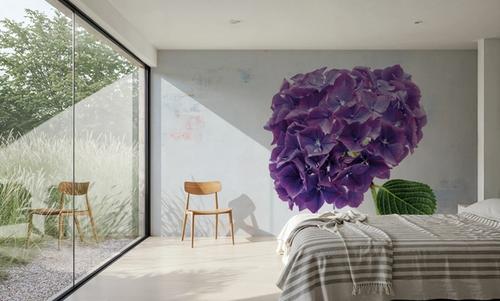 Bright Purple Hydrangea