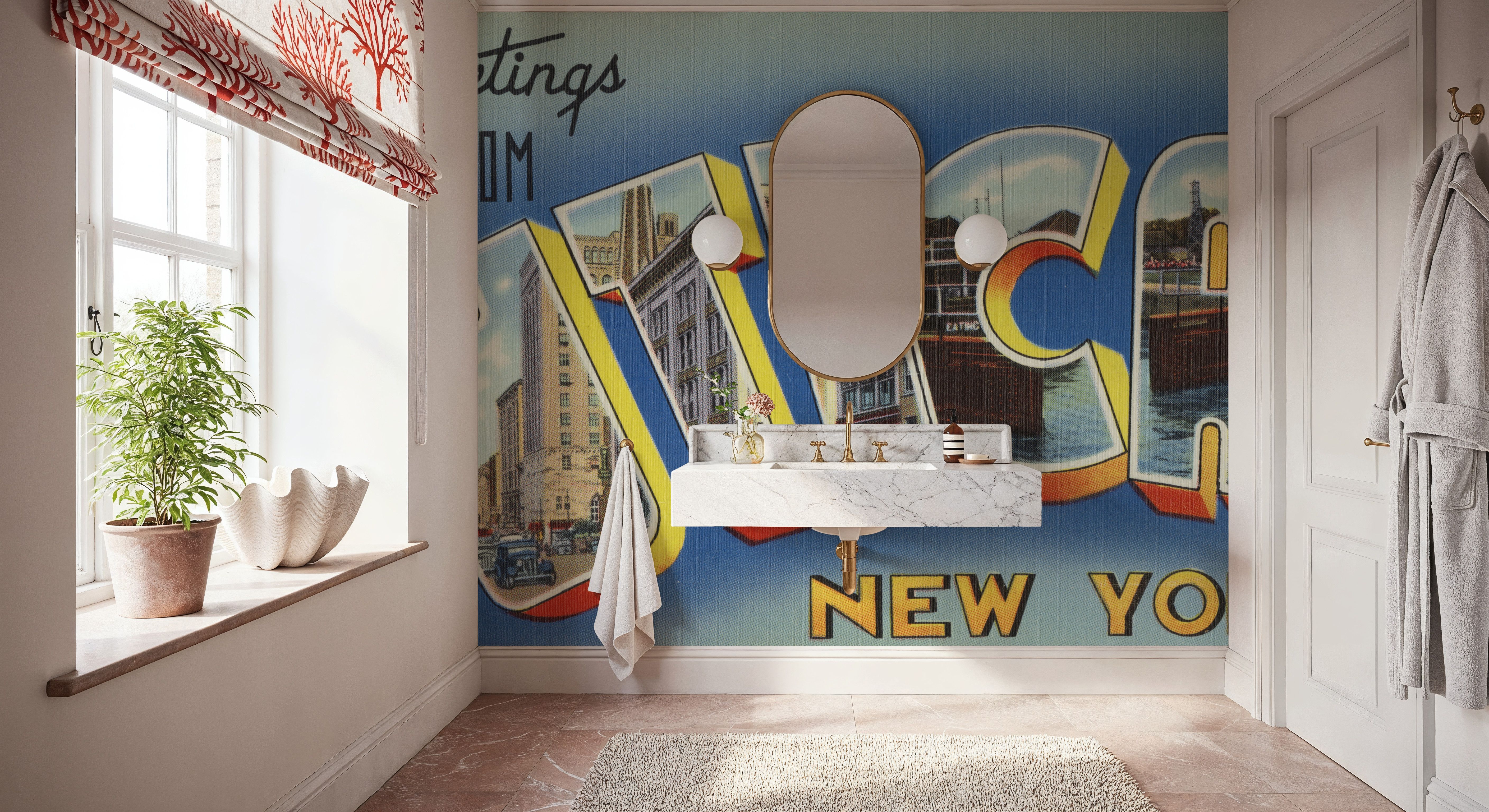 Greetings from Utica - Screenprint Postcard