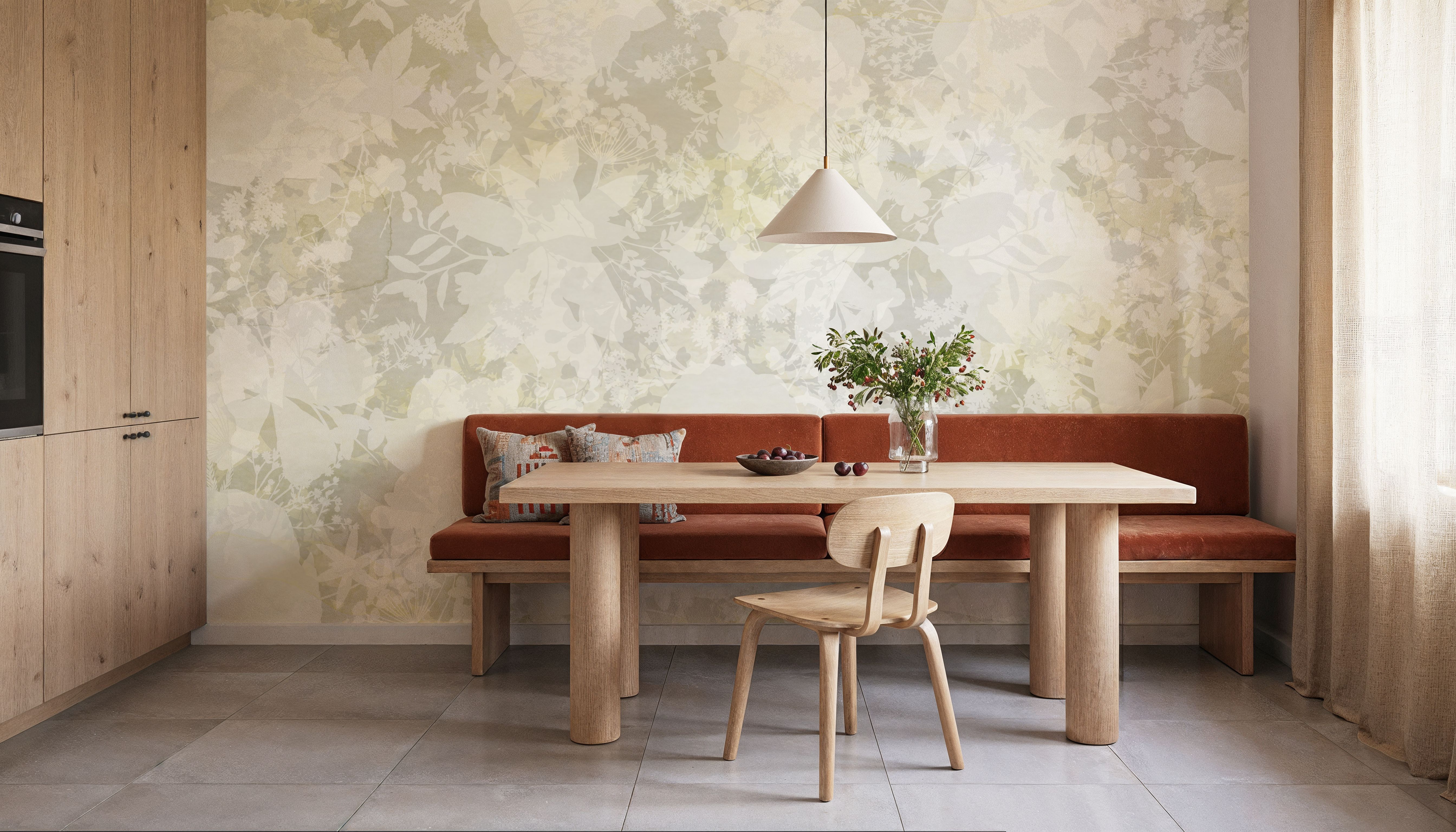 Flower Silhouette Yellow