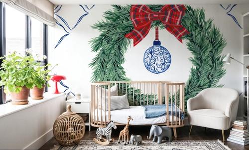 Holiday Tartan and Chinoiserie IV