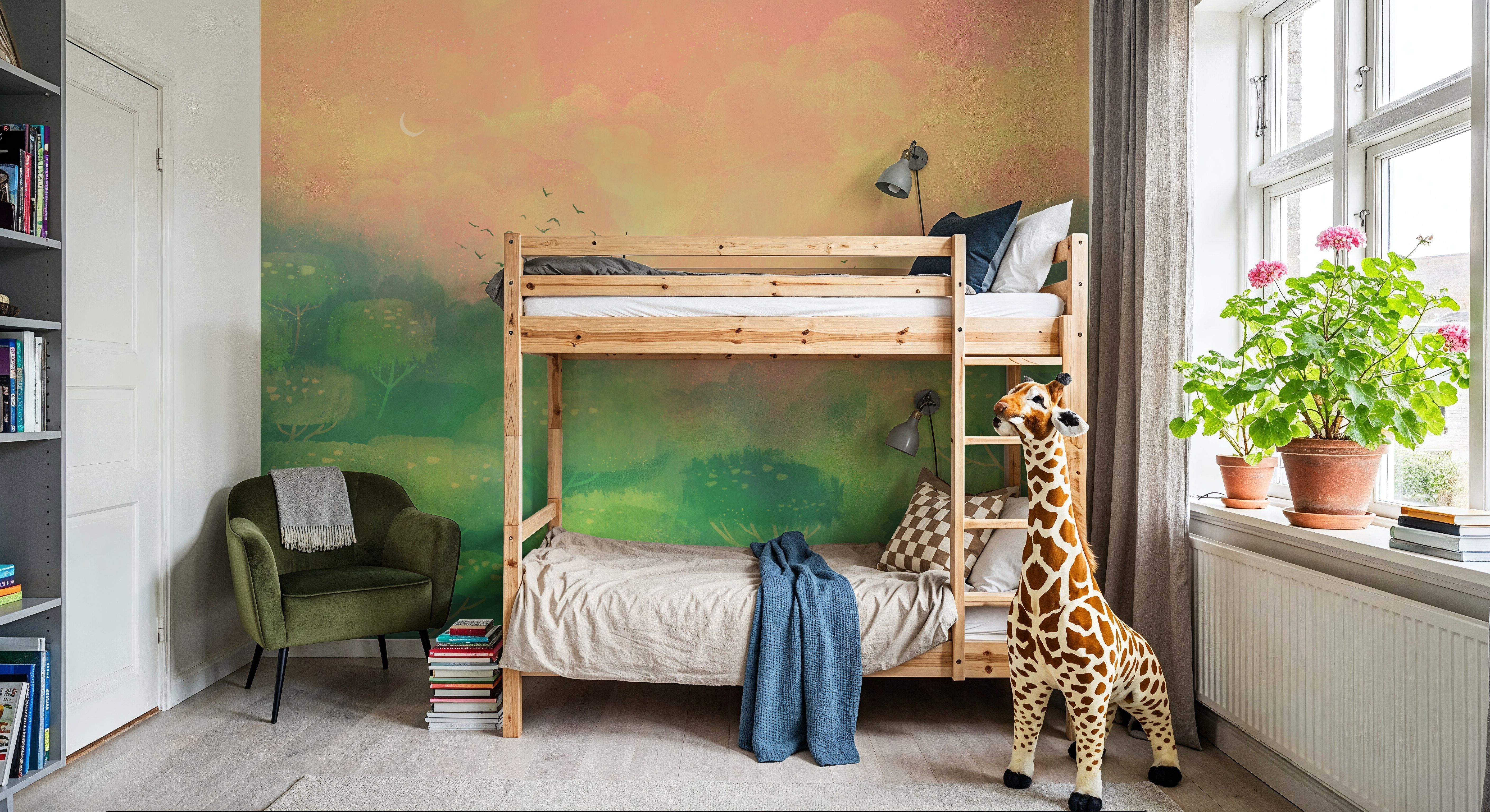 Dreamy Landscape, Peach