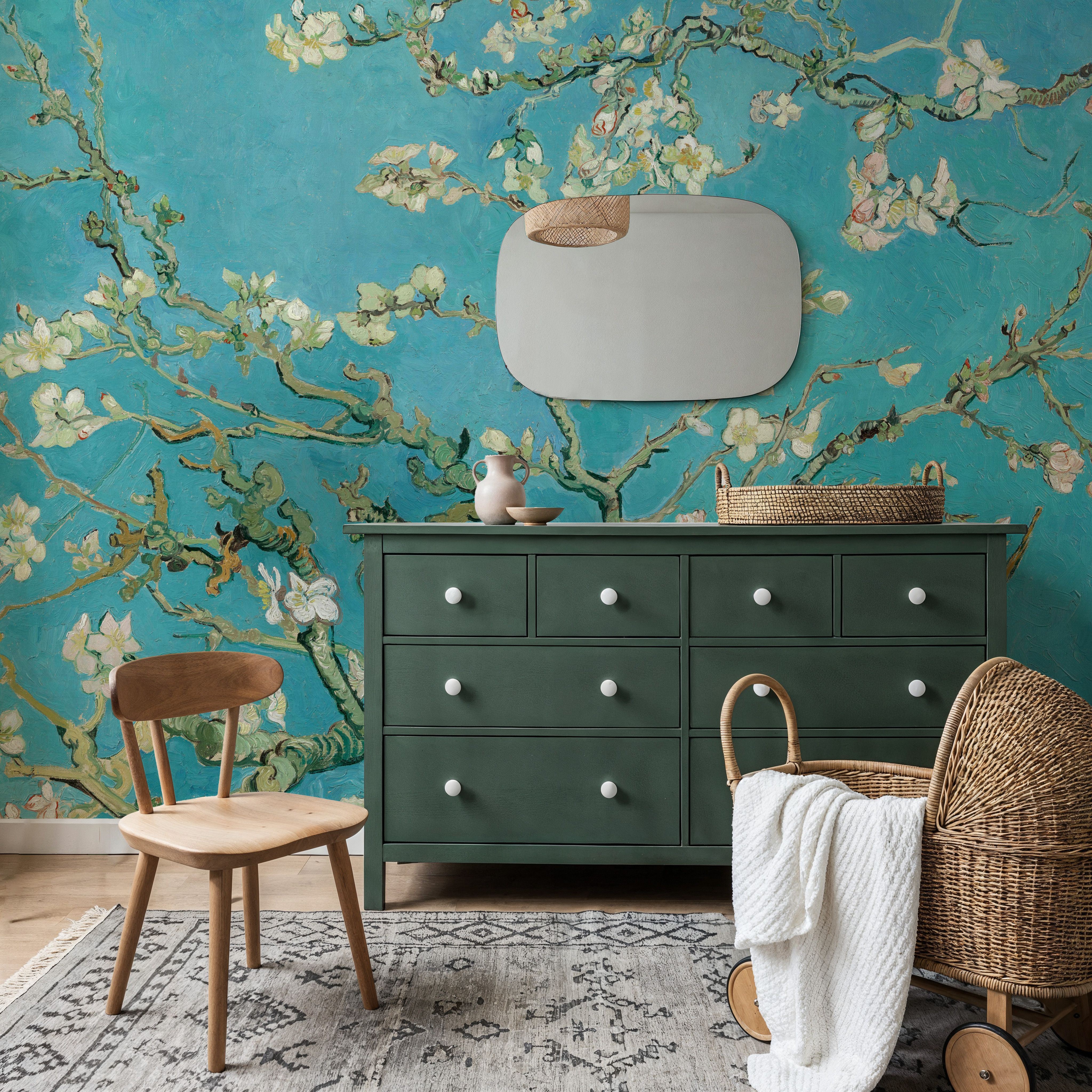 Almond Blossom, Turquoise