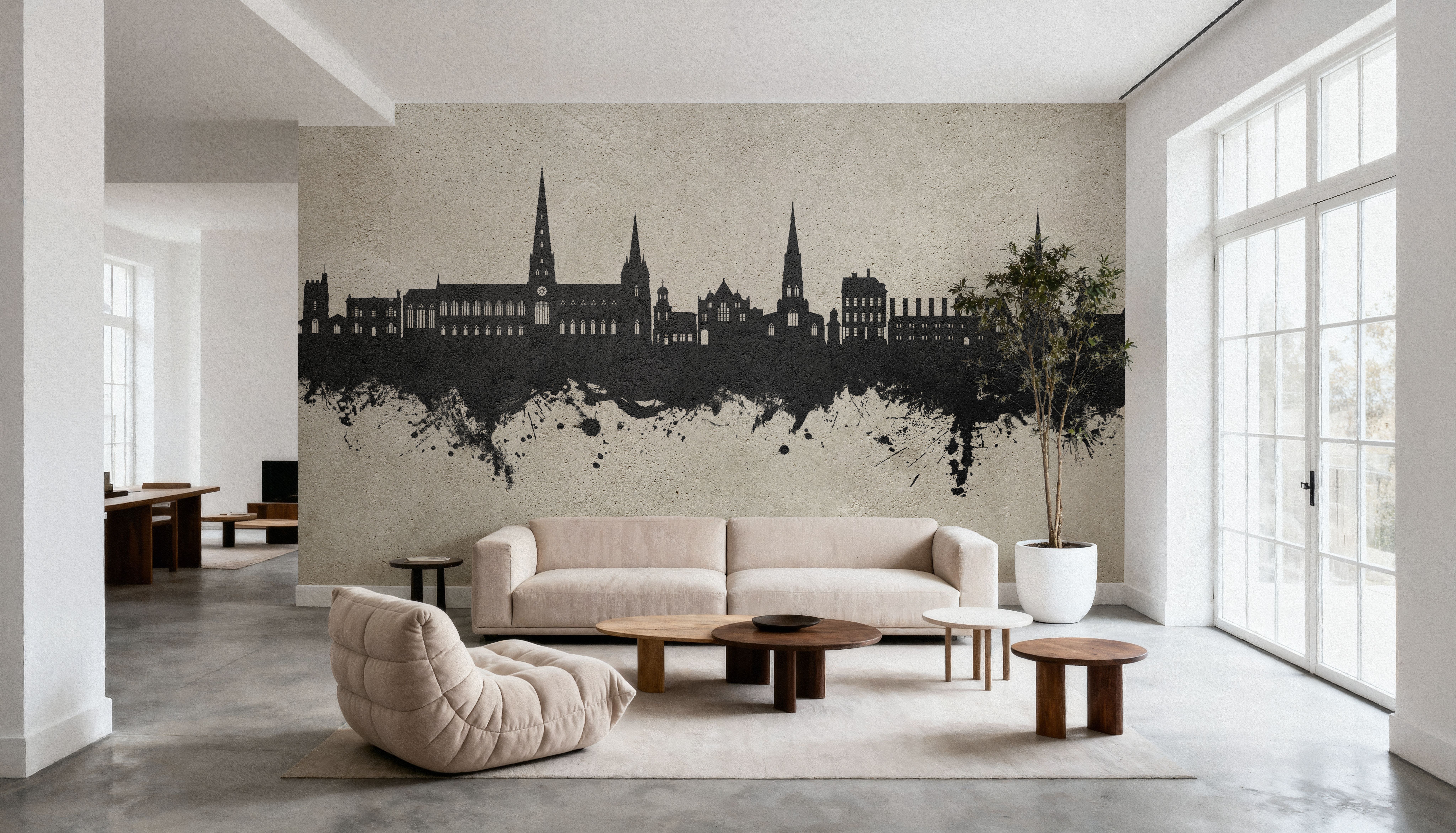 Lichfield England Skyline Concrete
