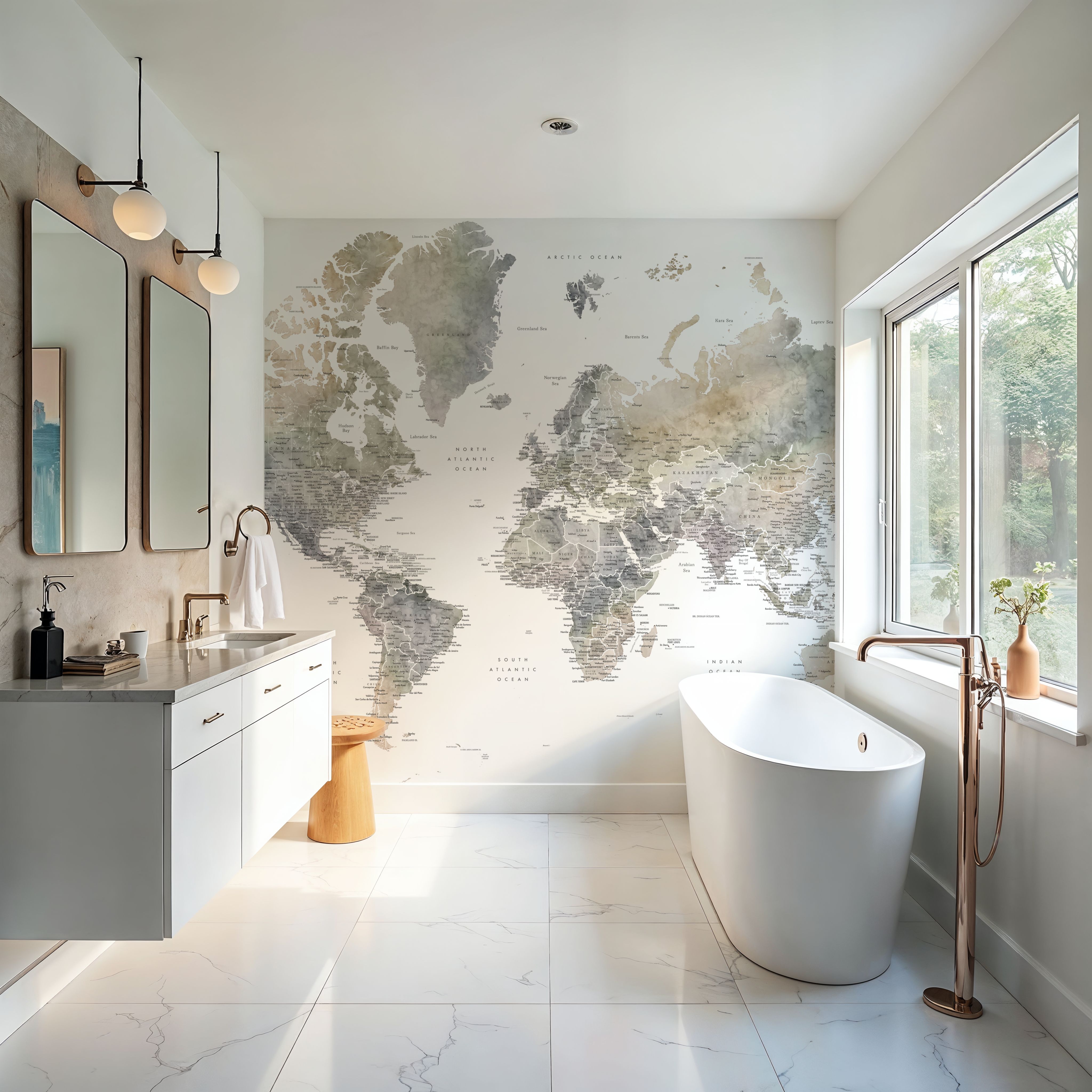 World Map Cities - Habiki