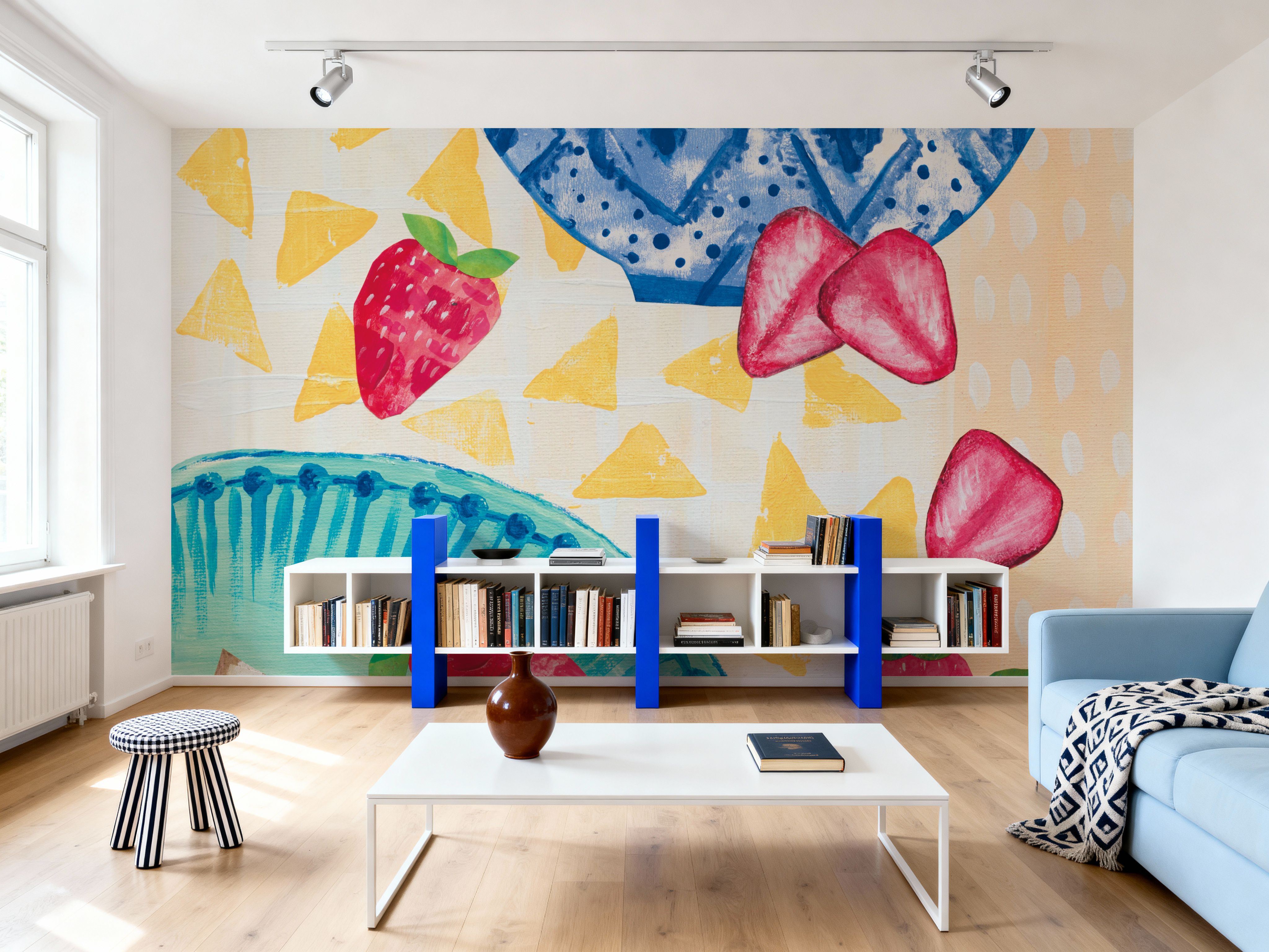 Tablescape Strawberry Dessert