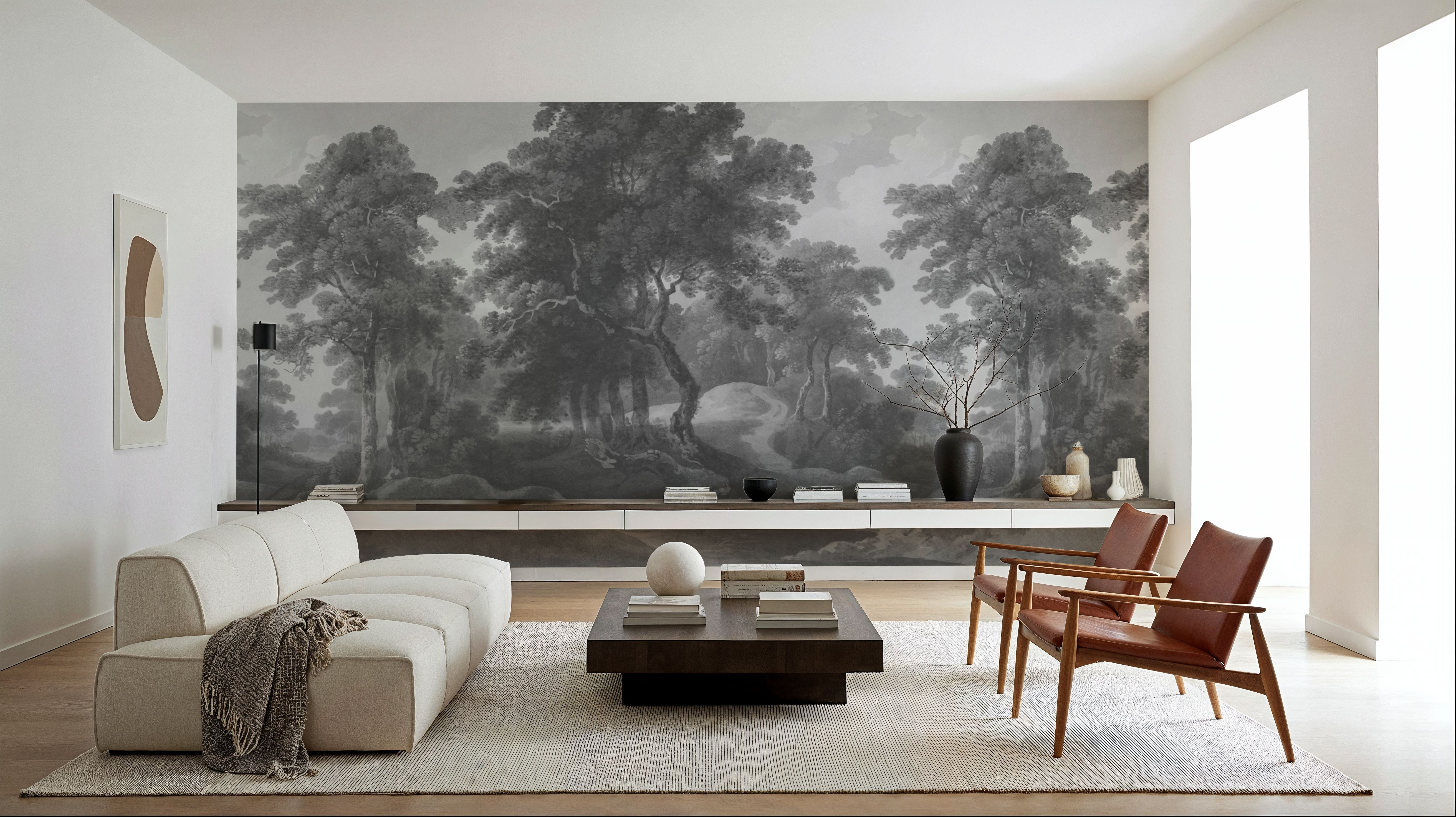 Historic Lands, Stone Gray, Wallpaper