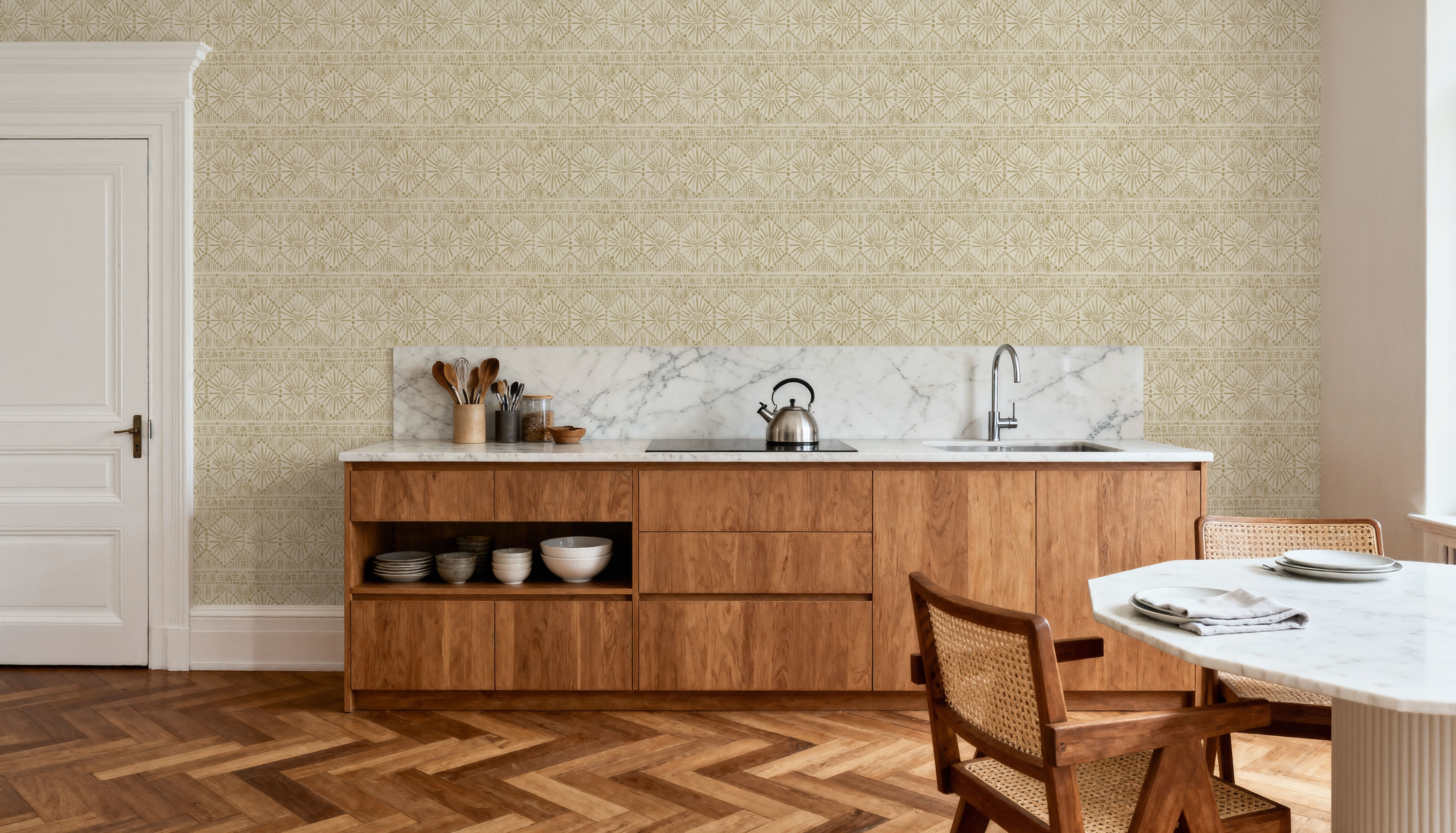 Paradise Fountain Beige on Beige