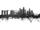 Singapore Skyline Black & White