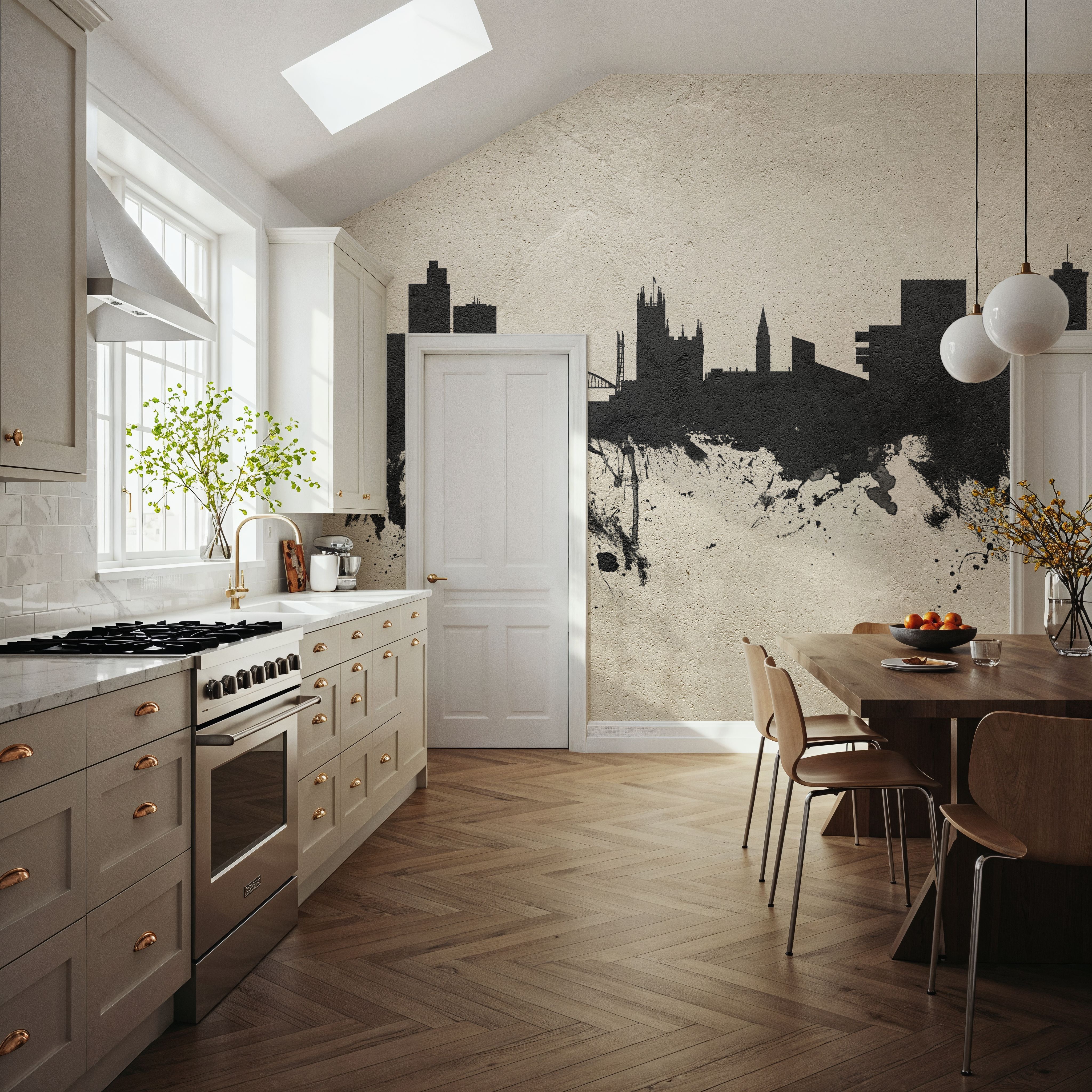 Manchester England Skyline Concrete