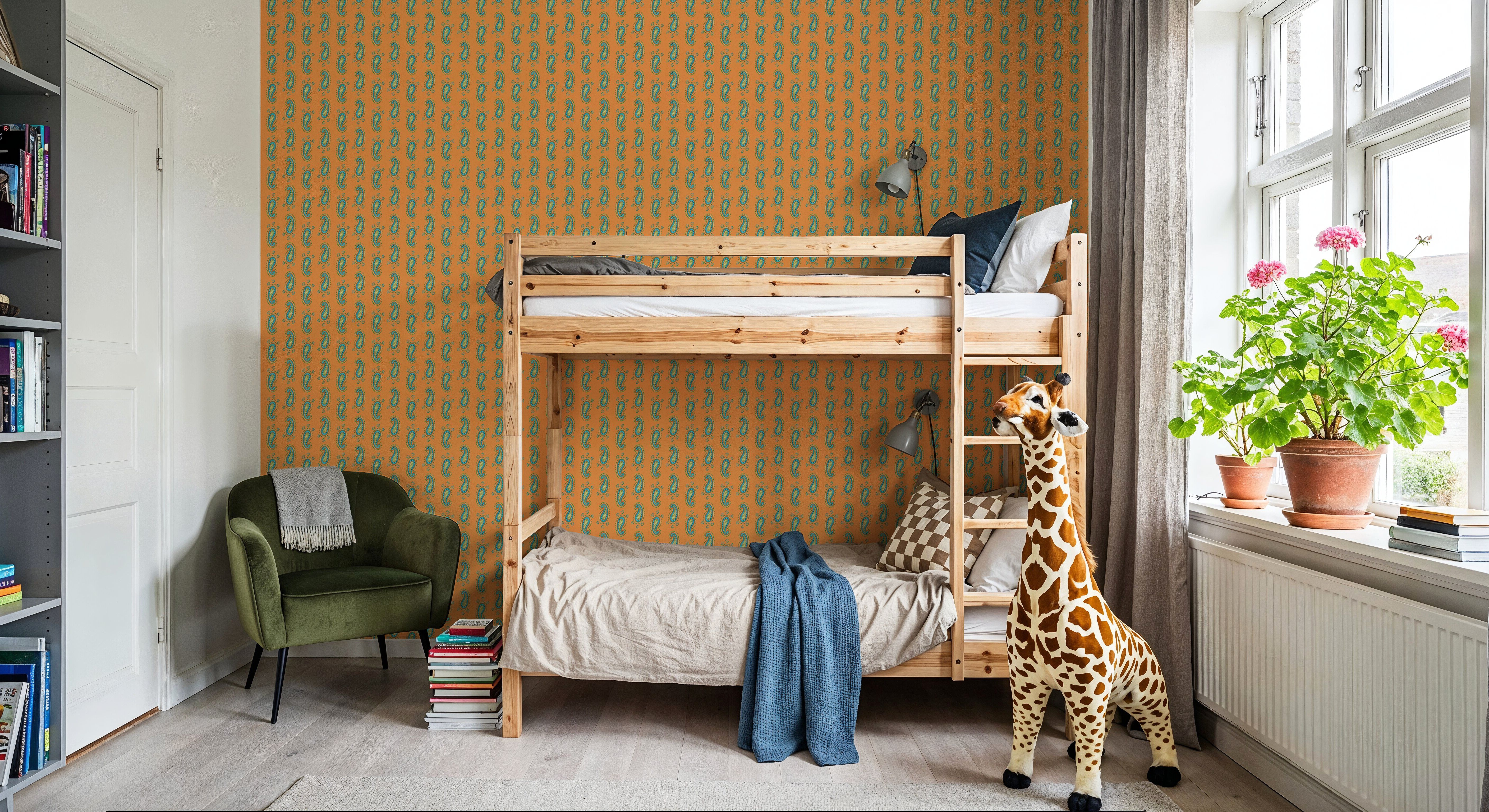 Paisley Thoughts Orange