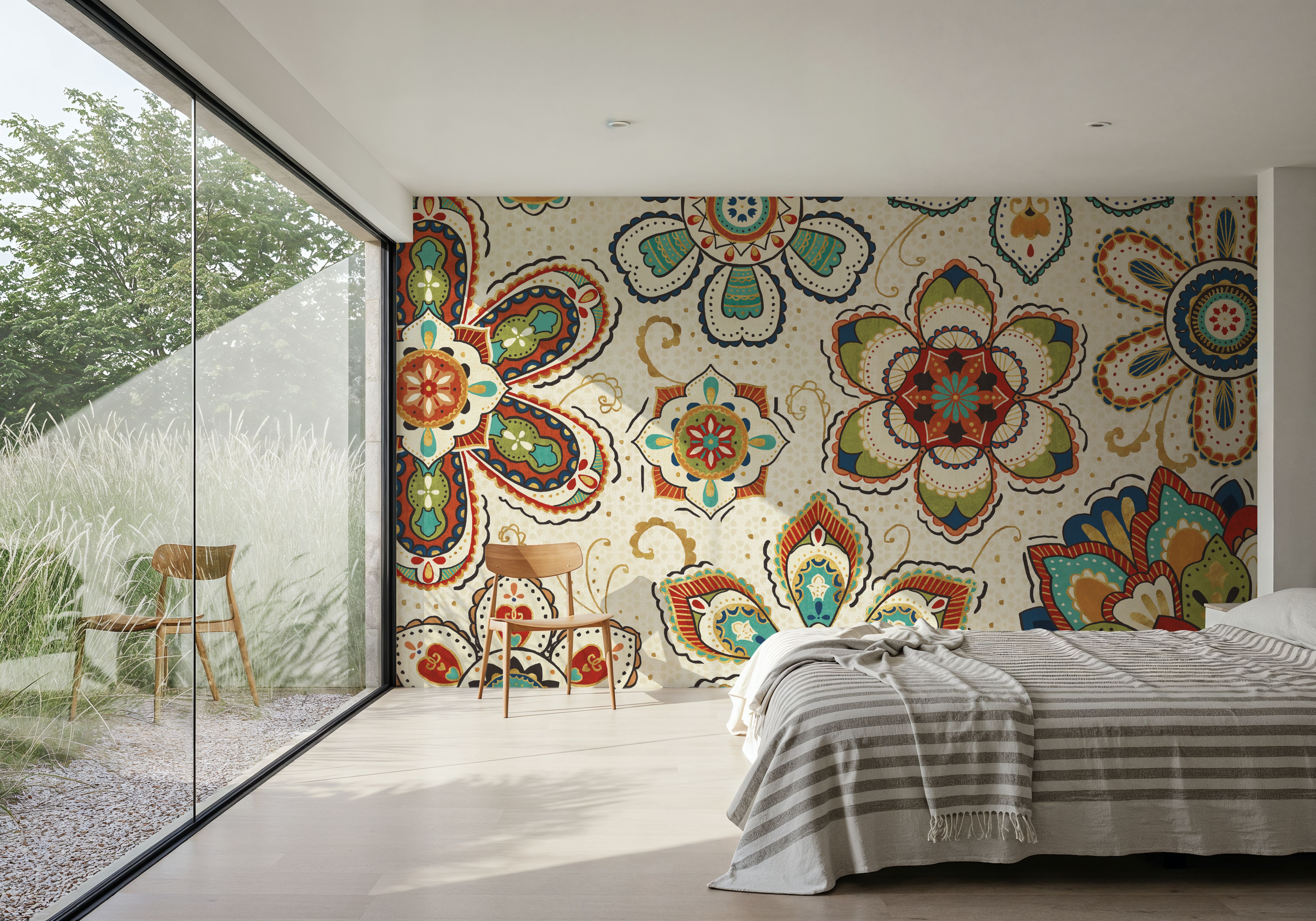 La Vida Cream, Wallpaper