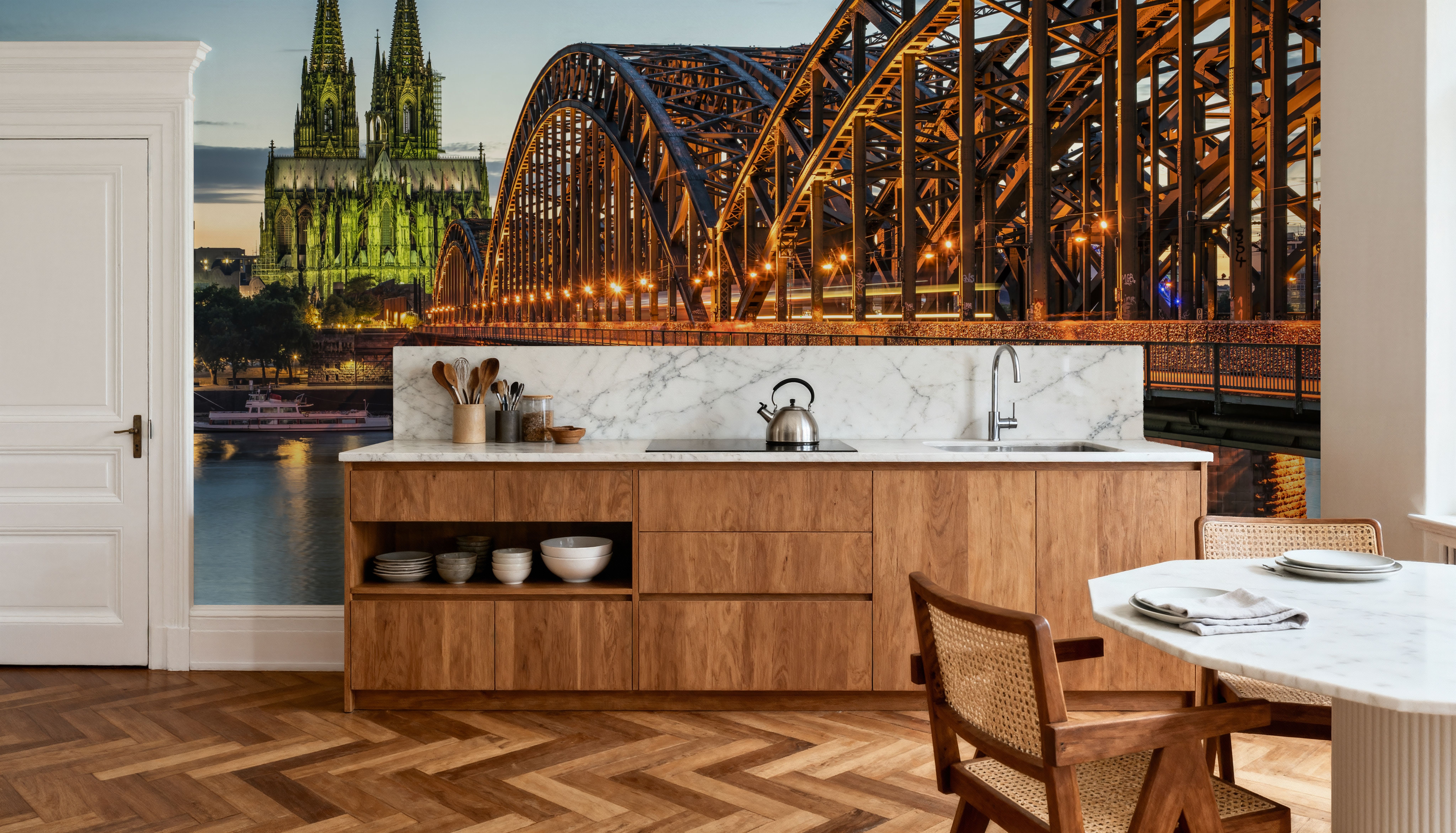 Hohenzollern Bridge at Night