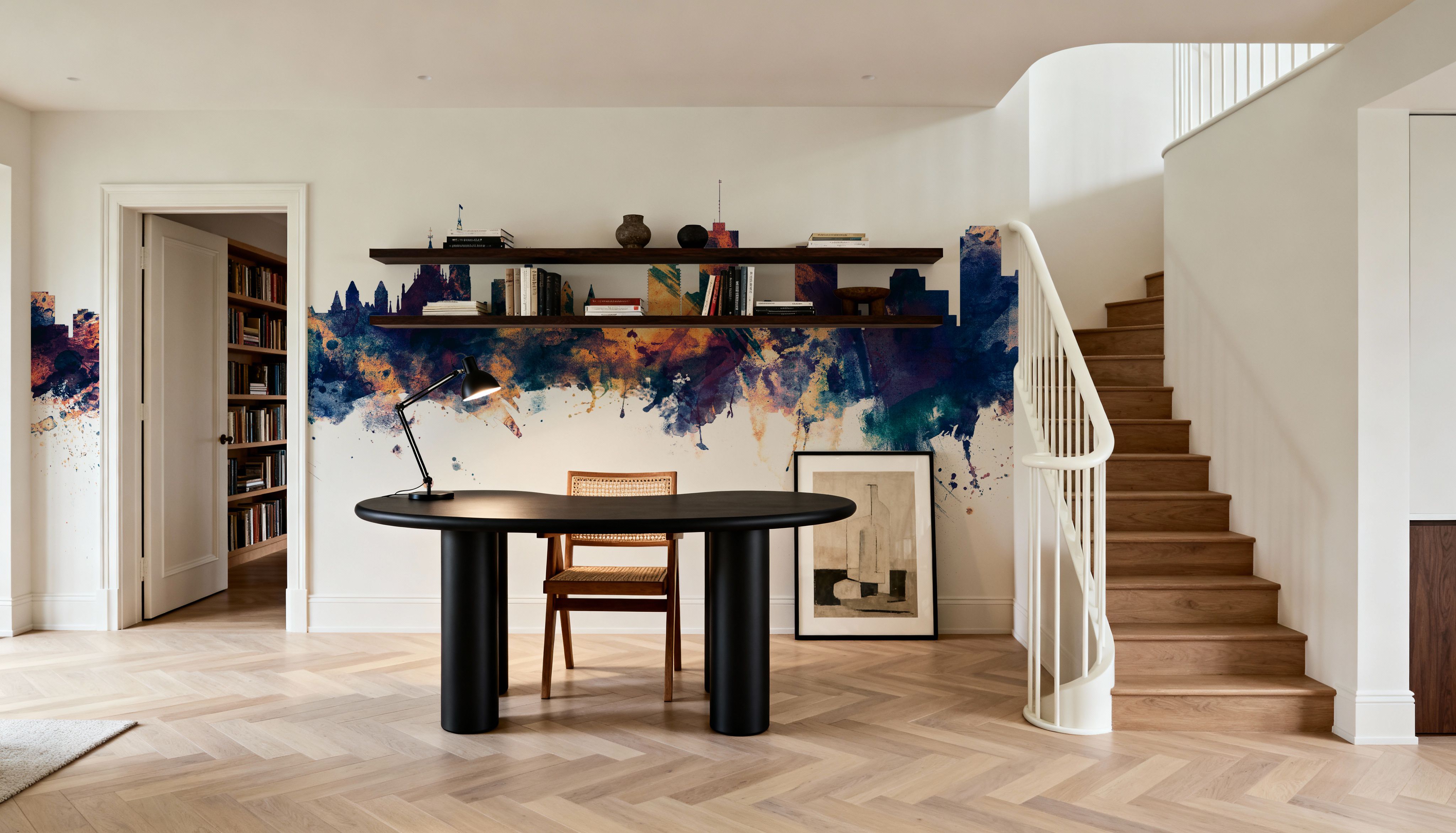 Ottowa Canada Skyline Blue & Bronze