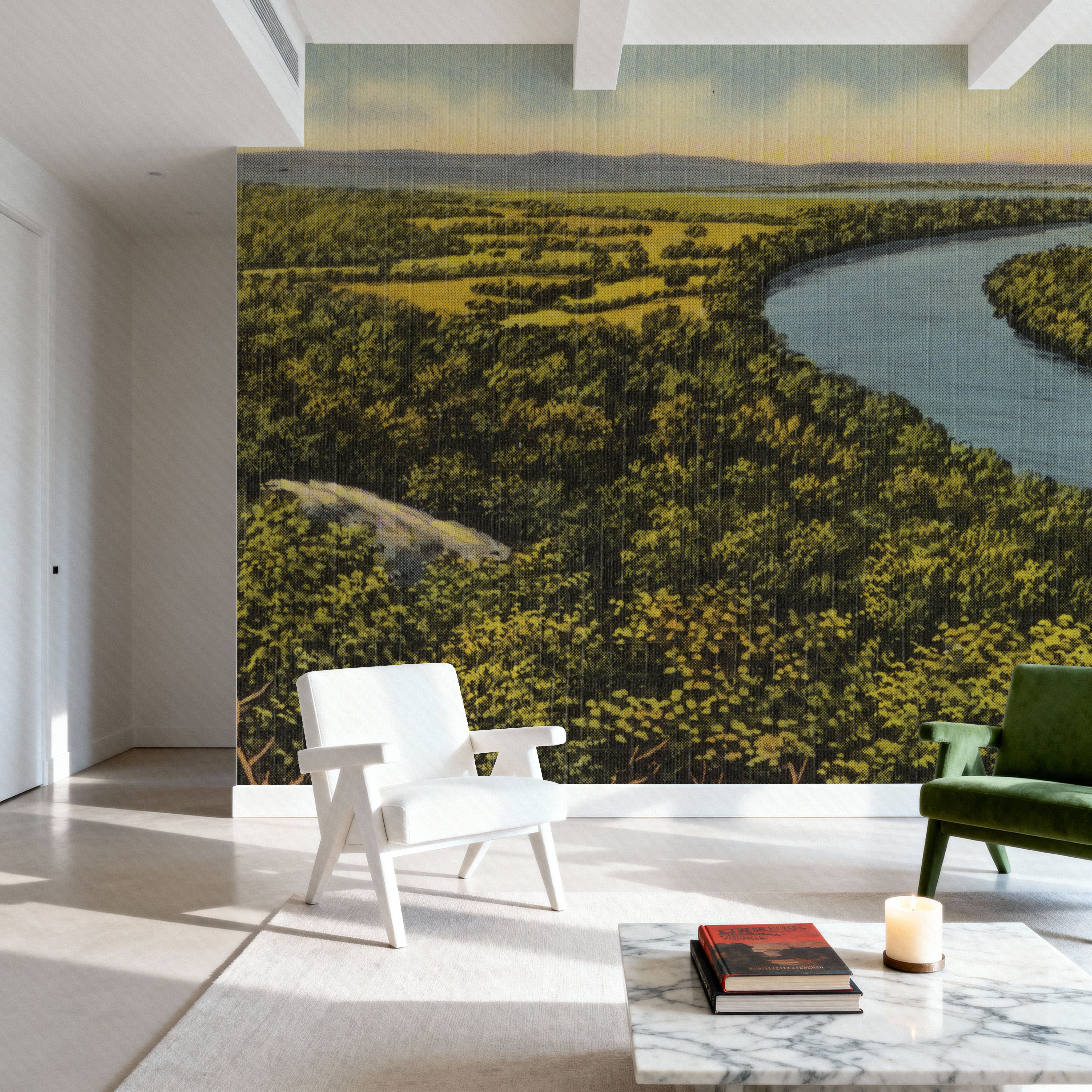 Brazos River - Screenprint Postcard