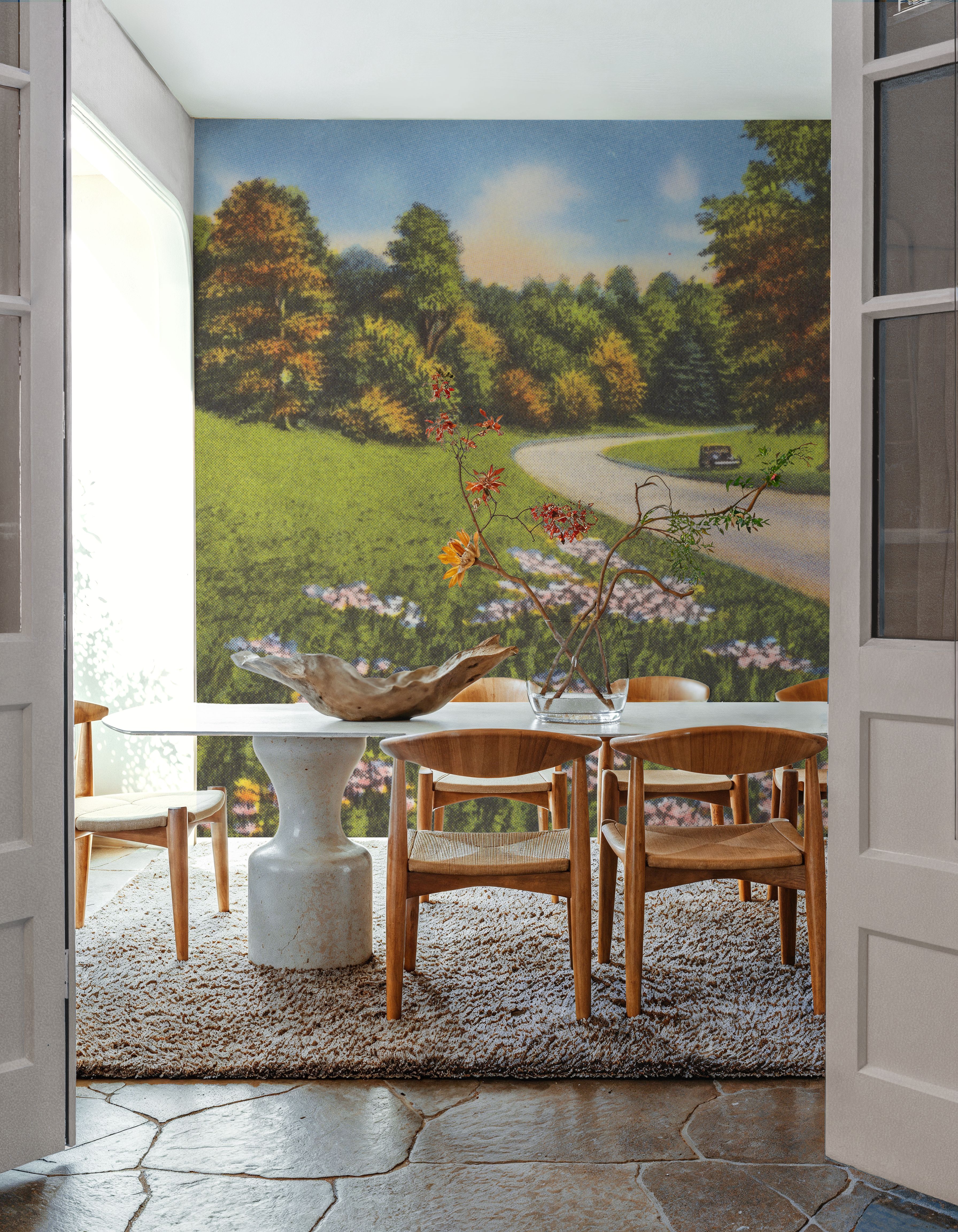 Park Views - Screenprint Postcard