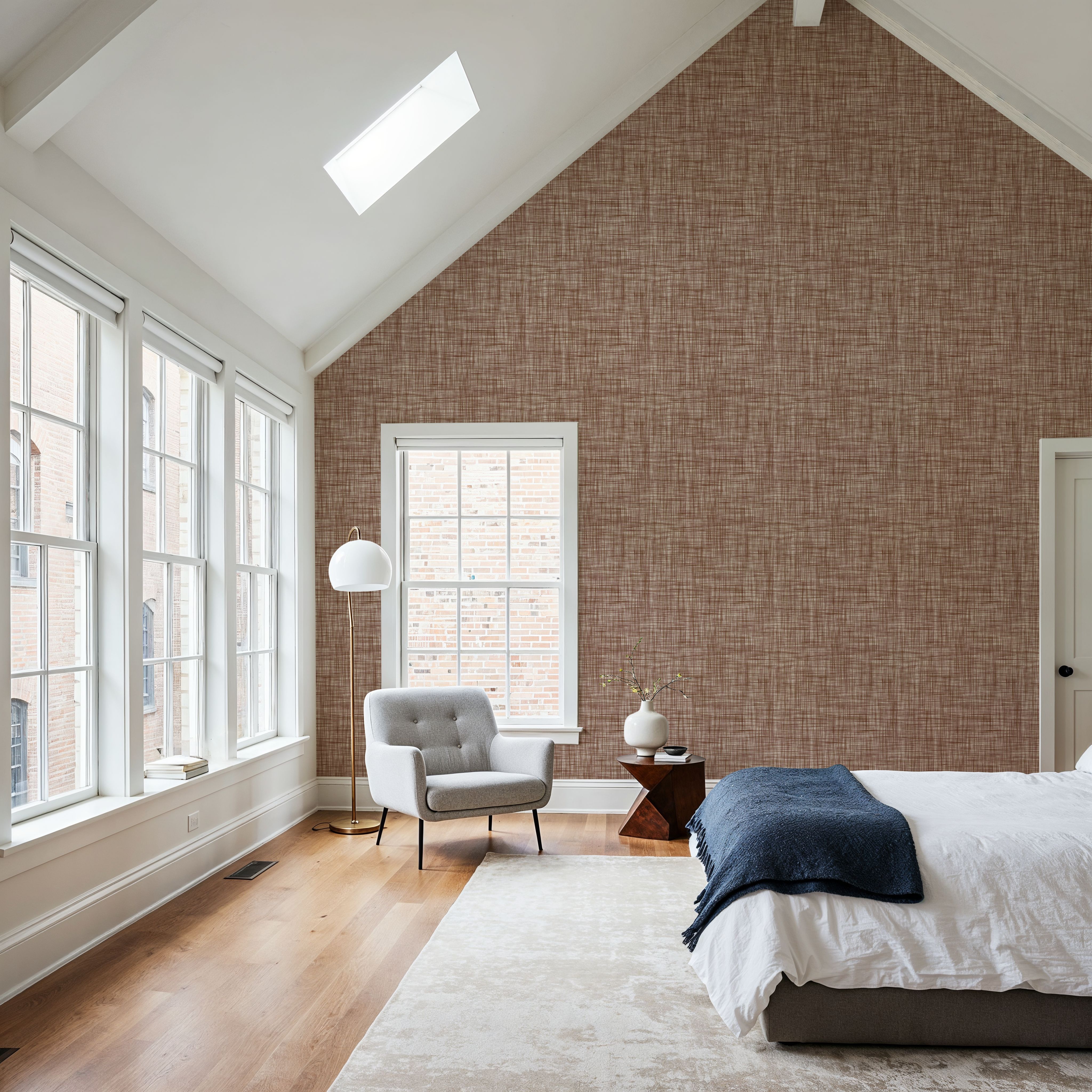 Mottled Linen Effect, Brick