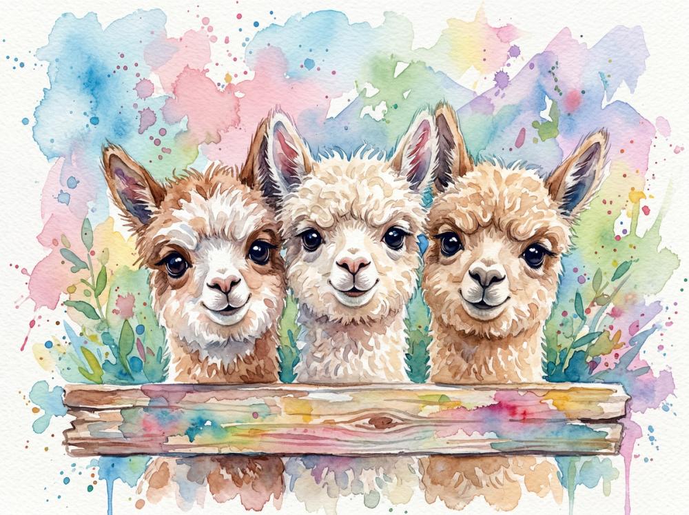 Alpacas - Cute Baby Animals Series