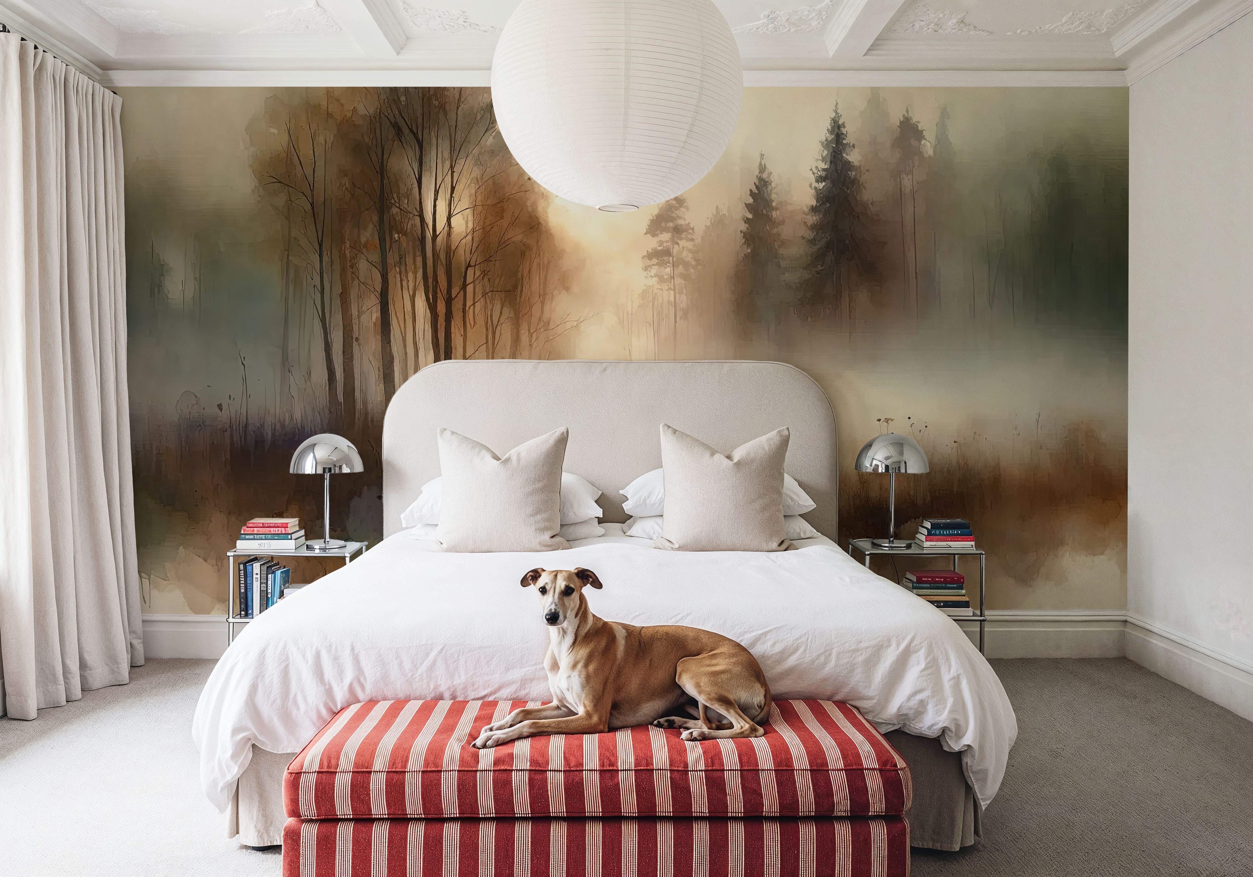 Misty Forest Escape, Wallpaper