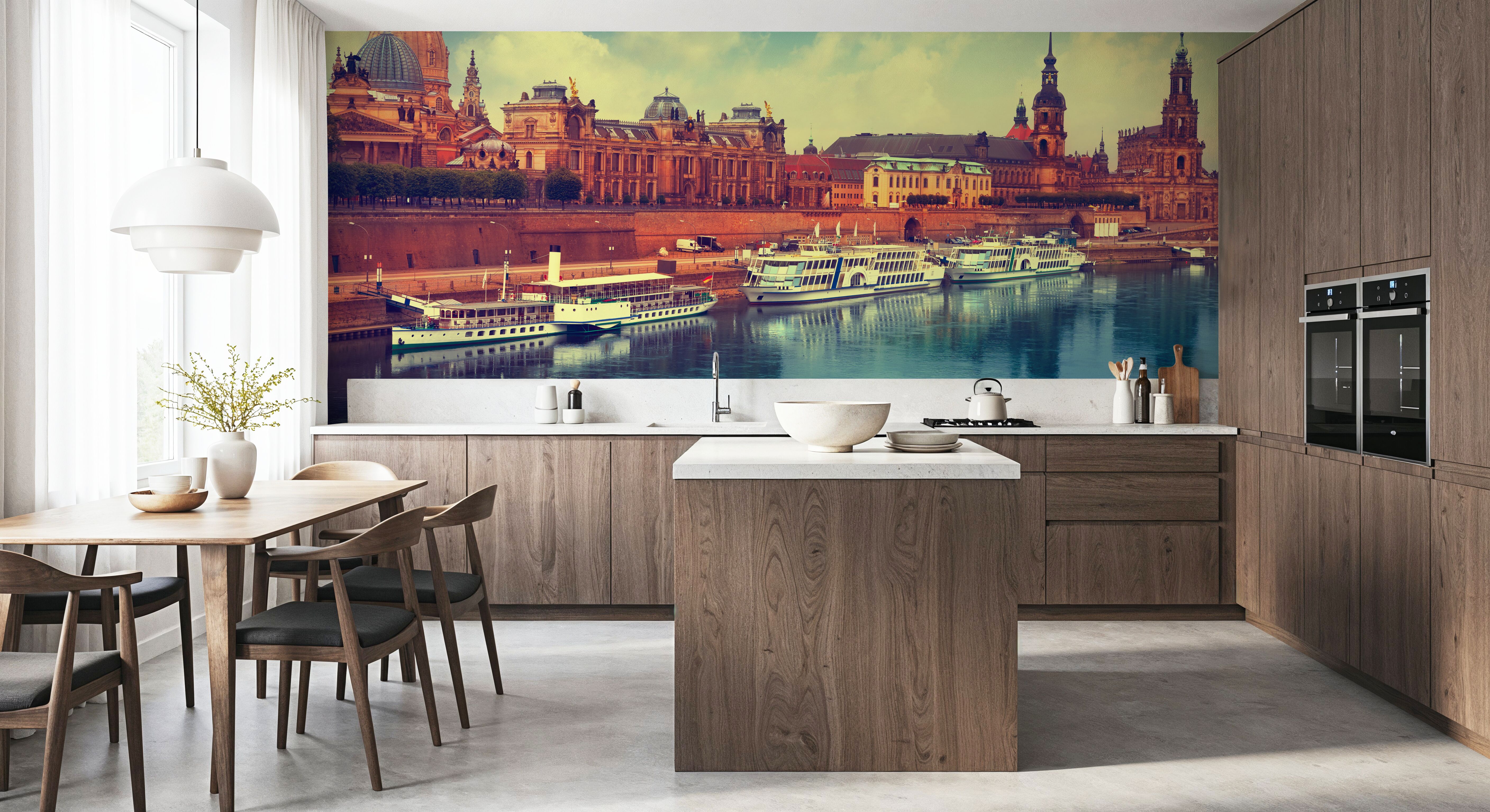 Baroque Riverfront, Wallpaper