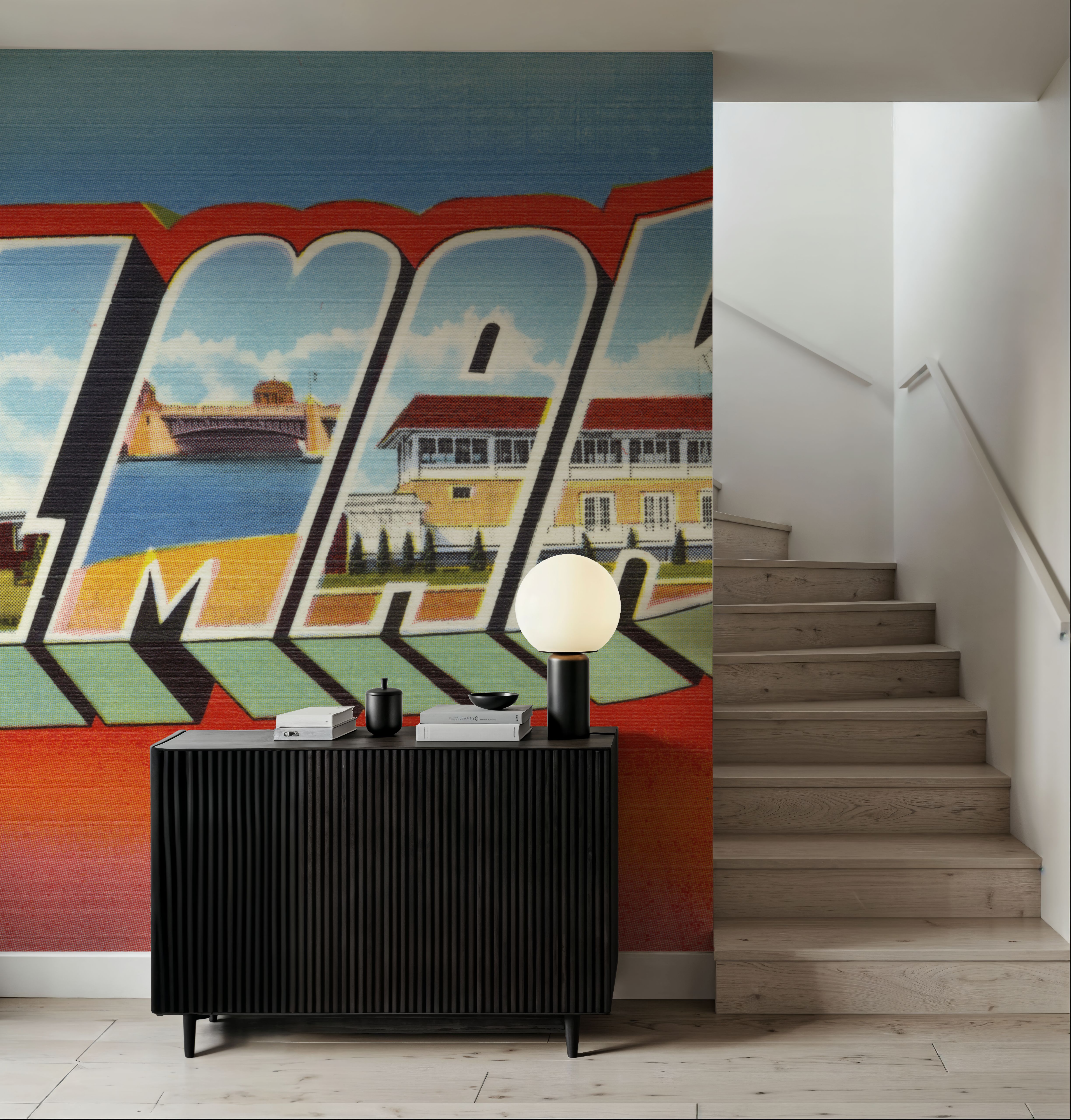 Greetings from Belmar - Screenprint Postcard