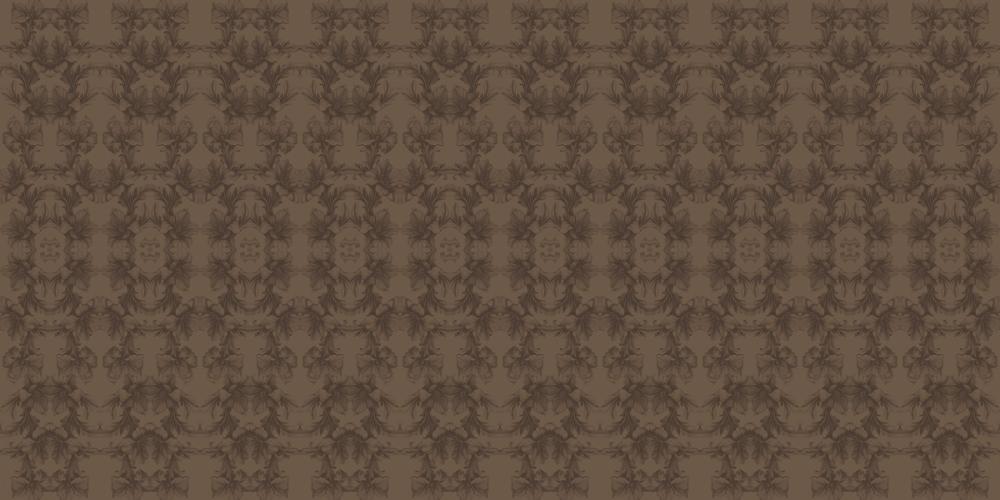 Flower Bridges Small Brown