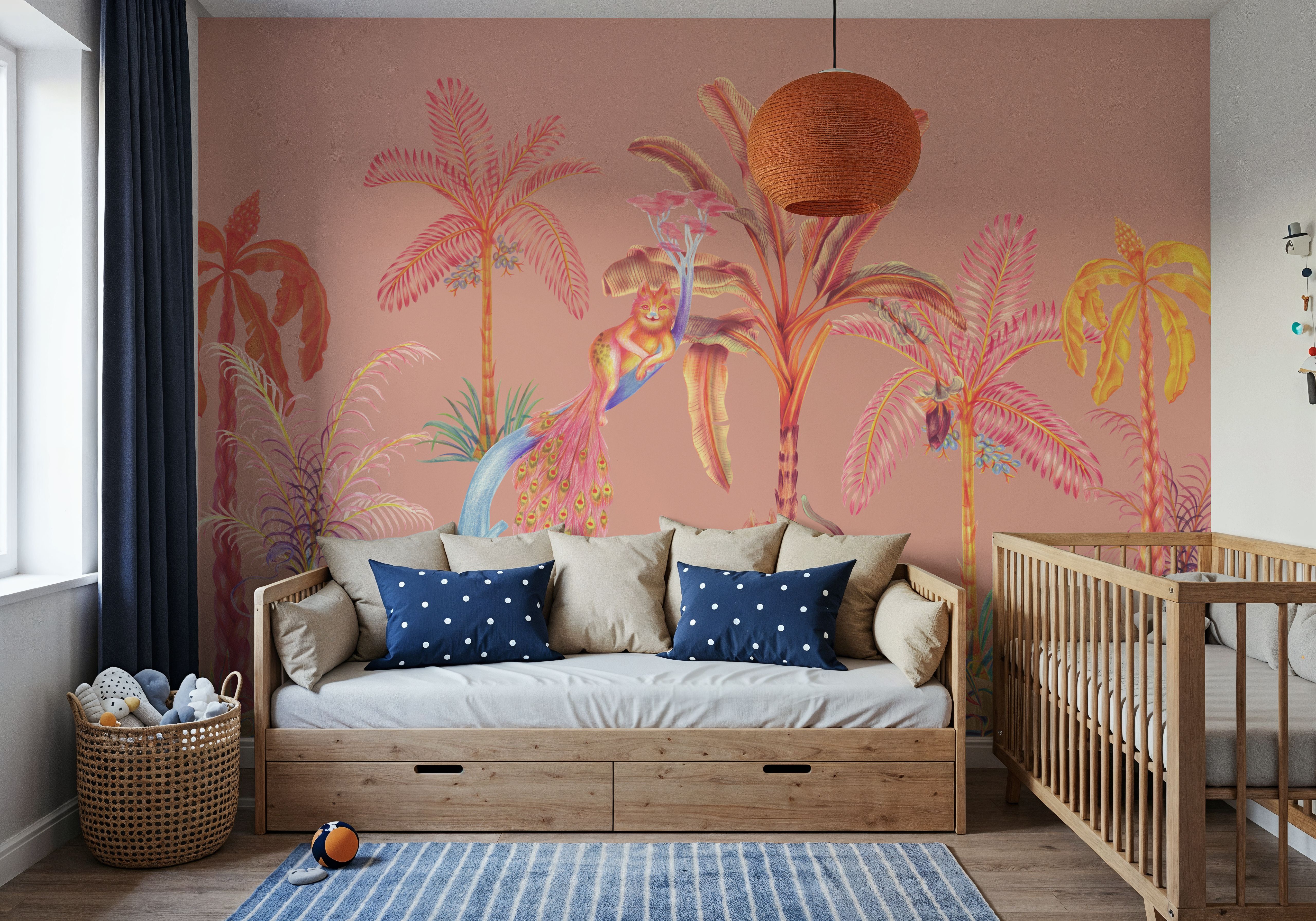 Colorful Jungle, Peach