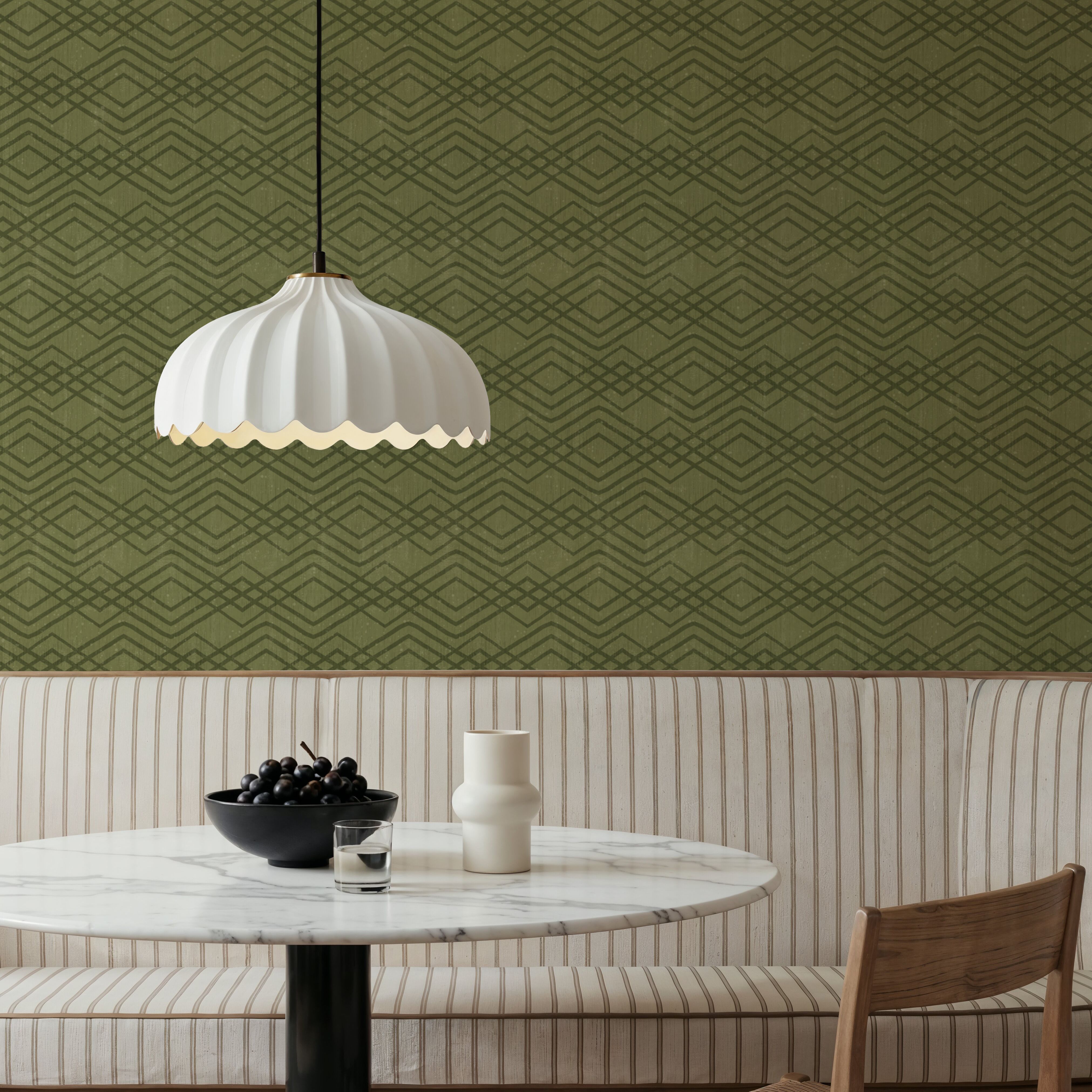 Woodland Waves Green