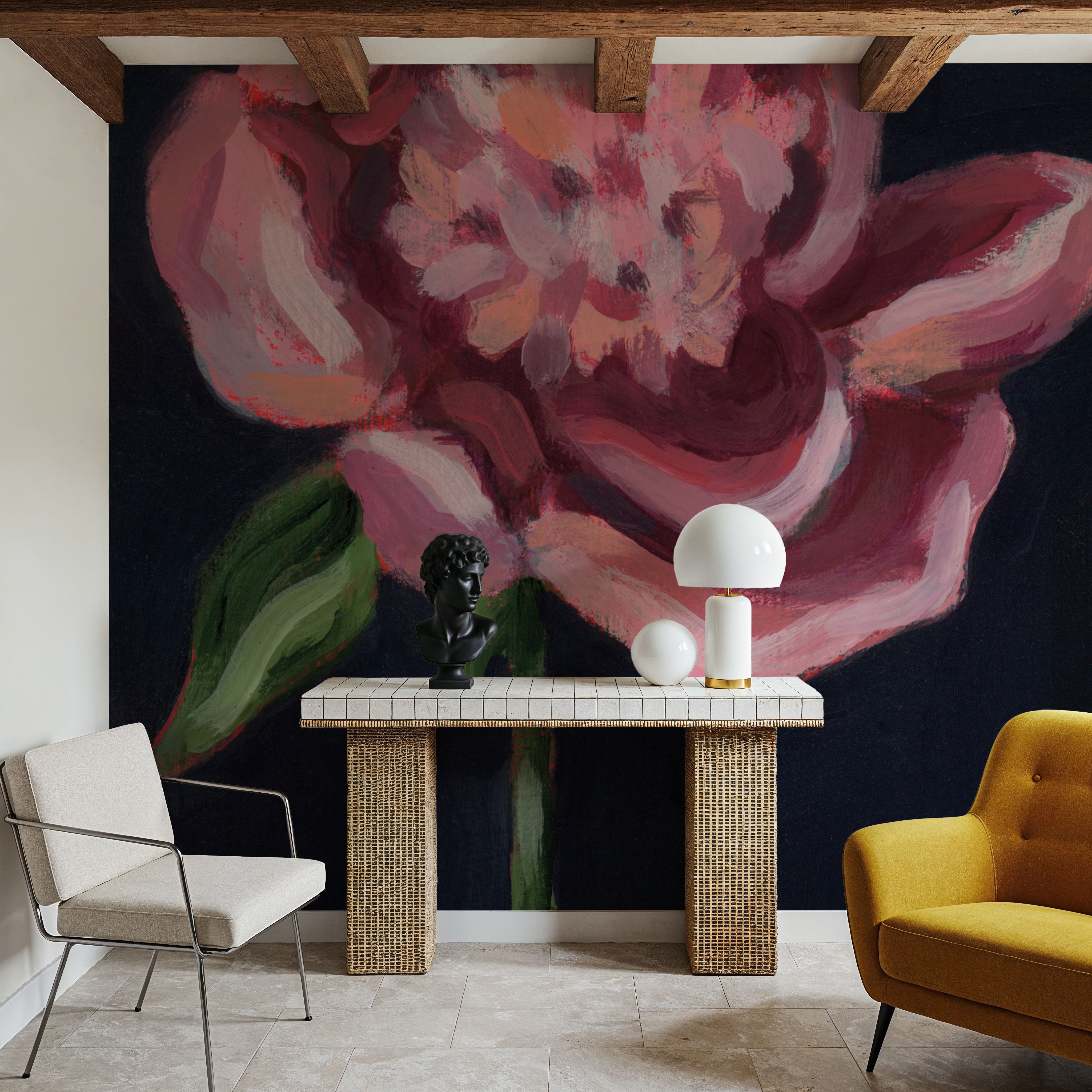 Peony in Black