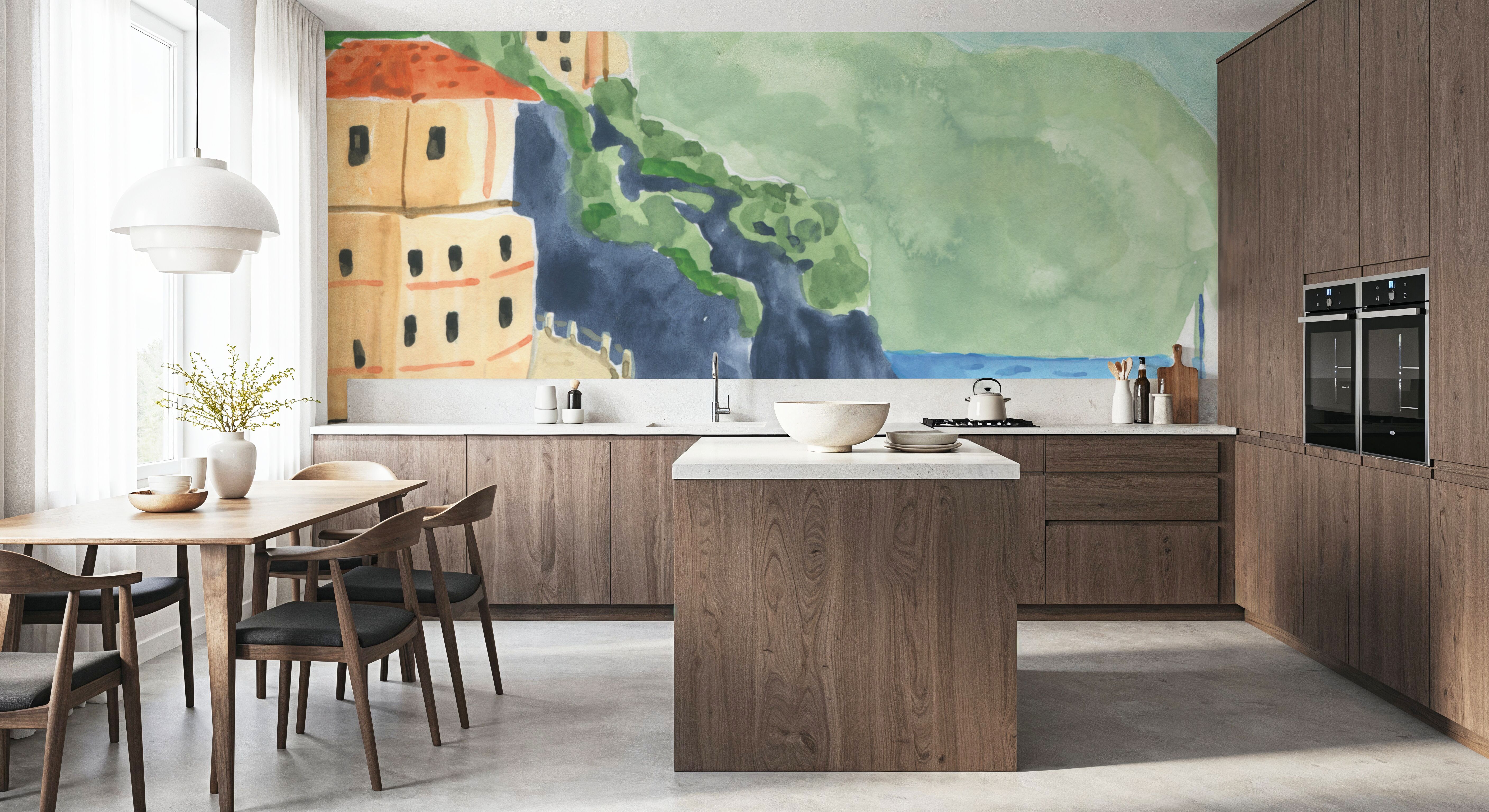 Mediterranean View II Panel