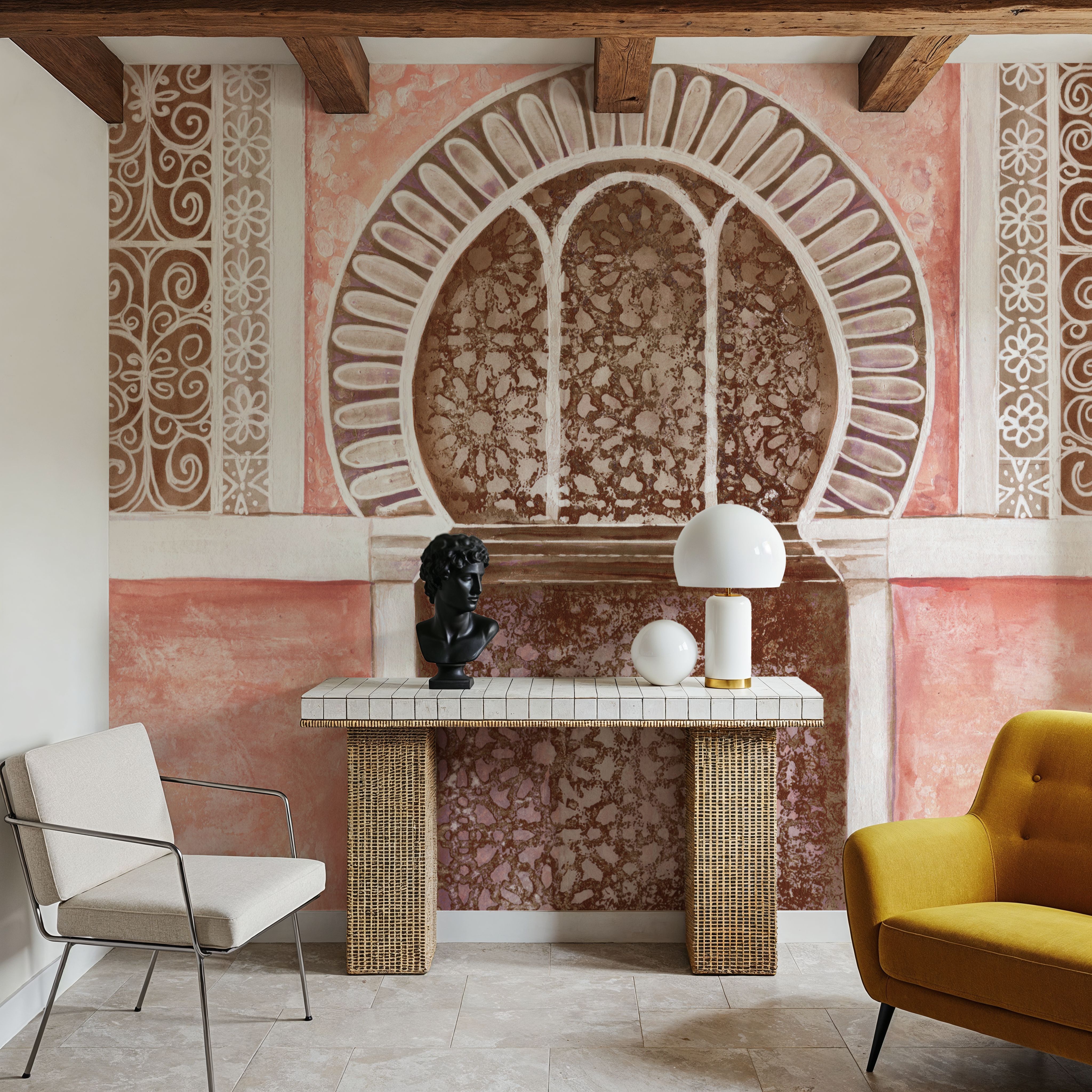 Moroccan Streets Tiled Alcove