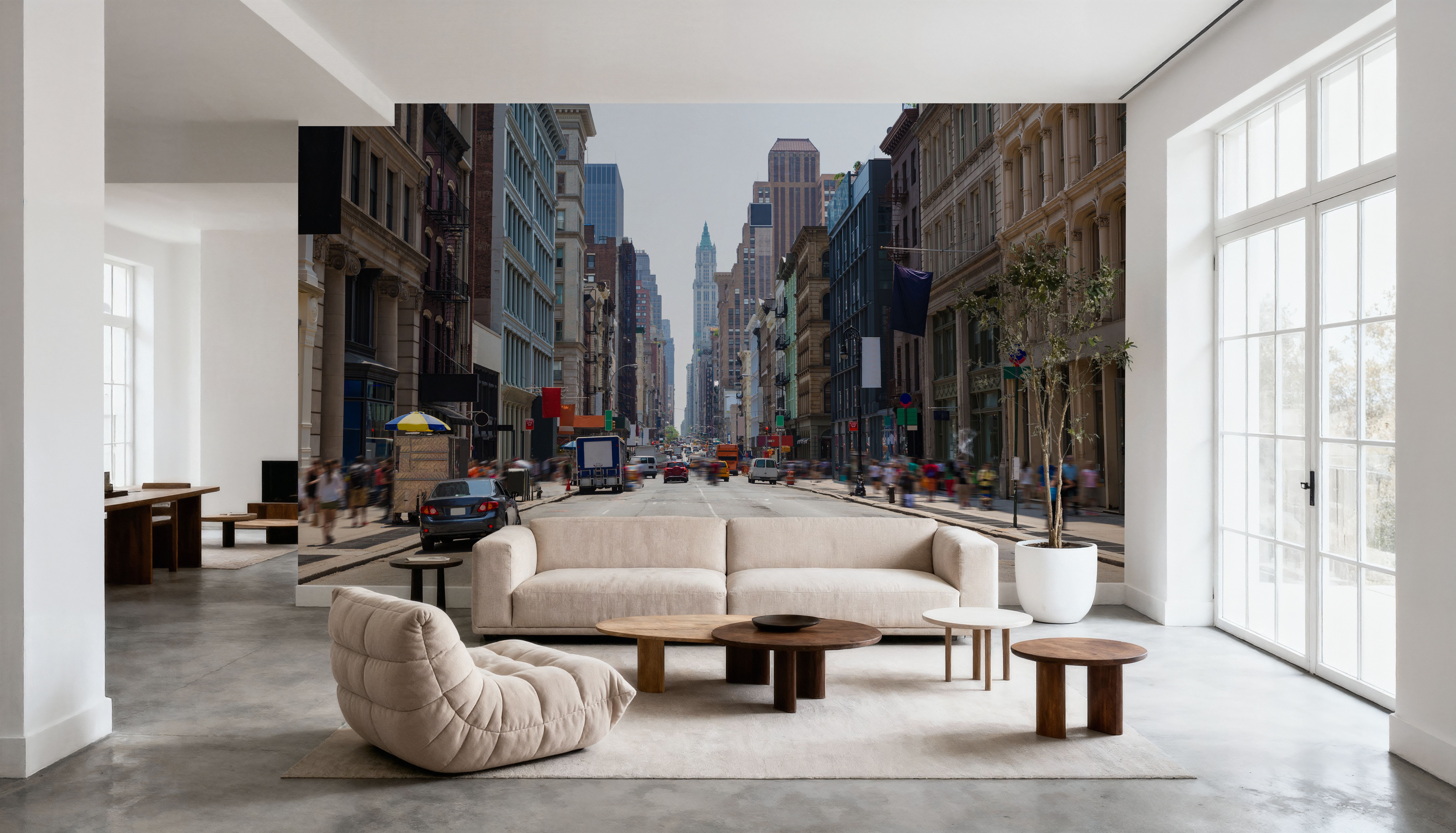 Soho Street View in Manhattan, Papier peint