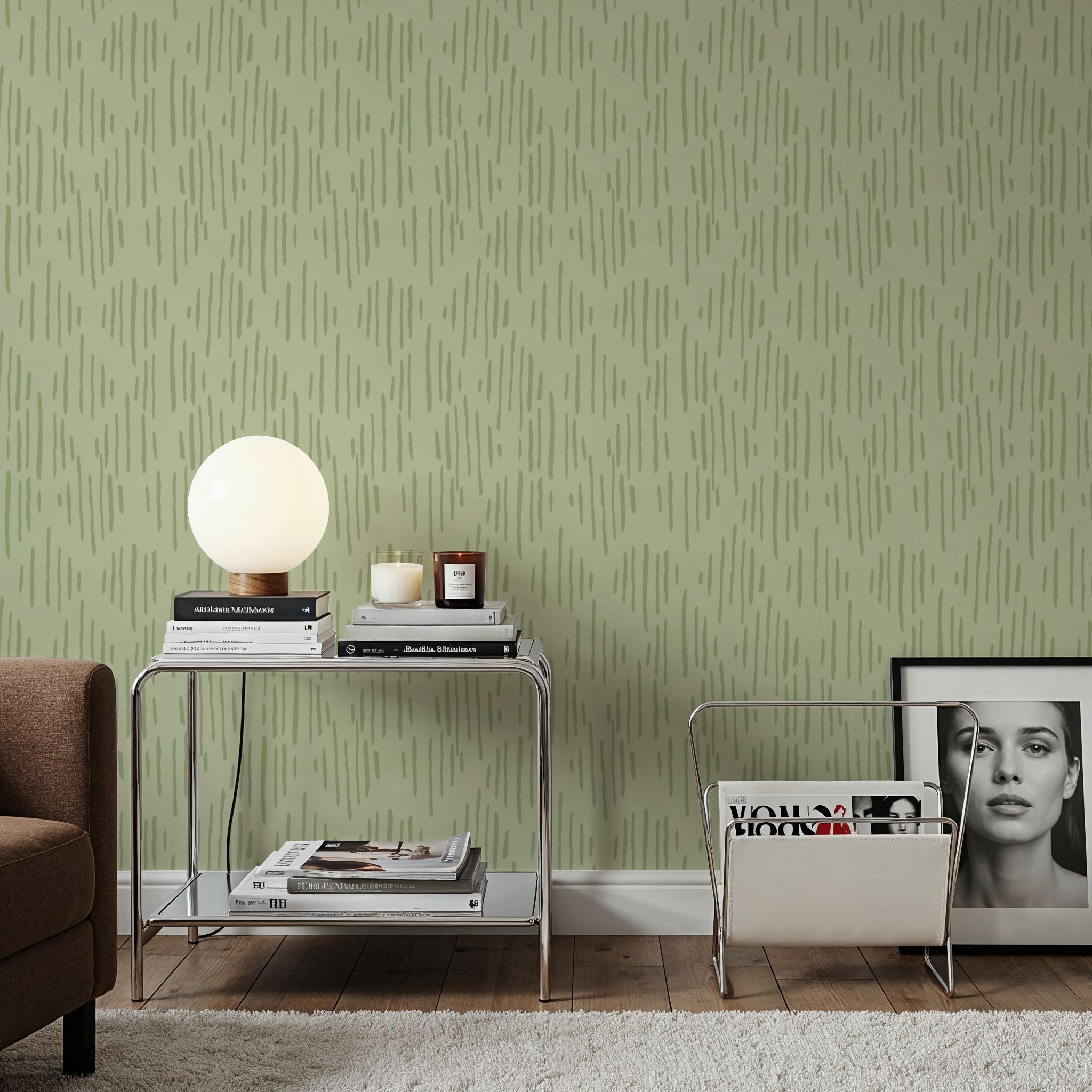 Macrame Lines Green