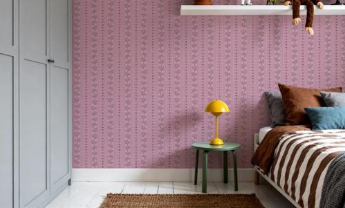 Dragonfly Stripes, Raspberry