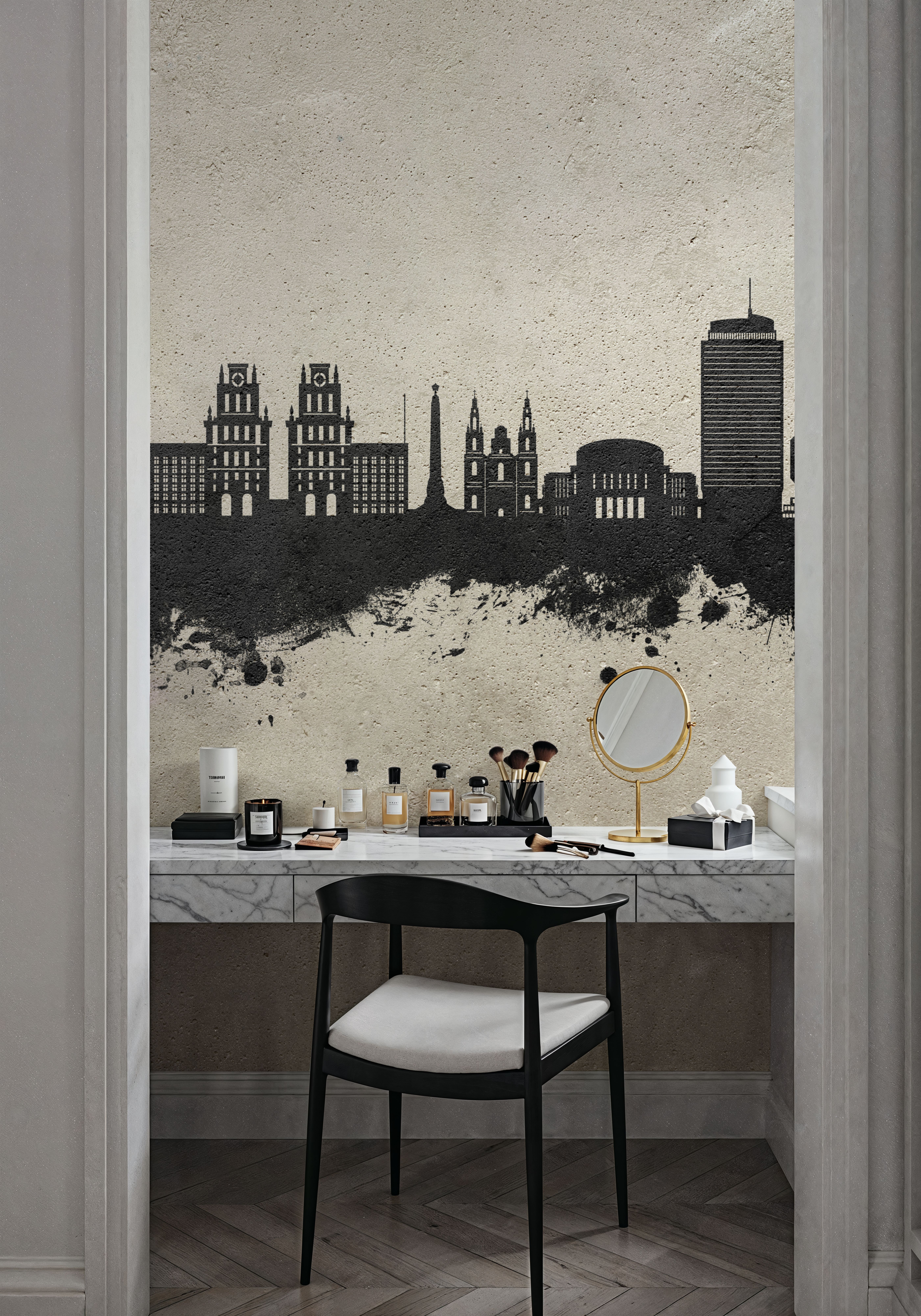 Minsk Belarus Skyline Concrete