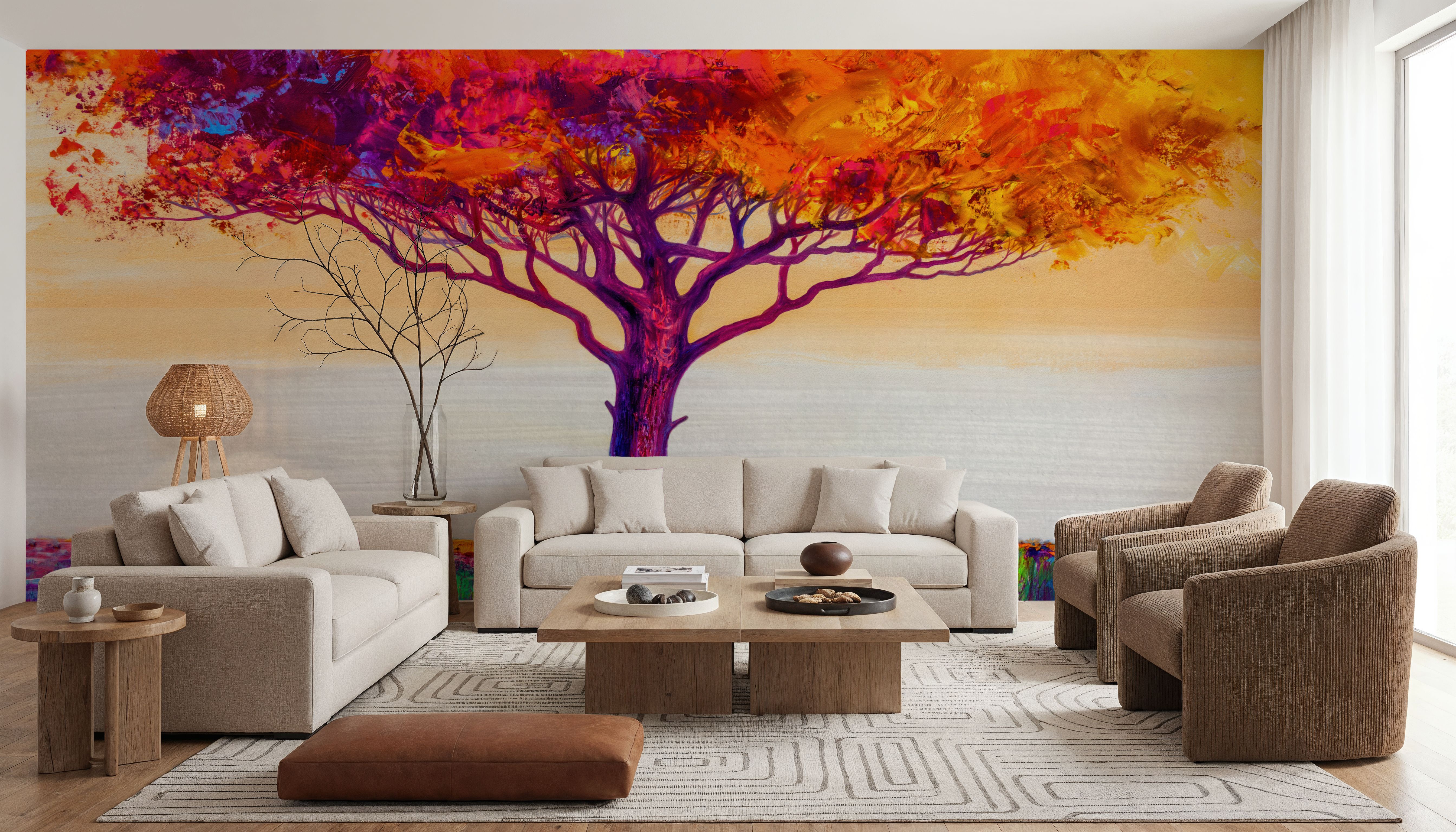 Violet Flame Tree