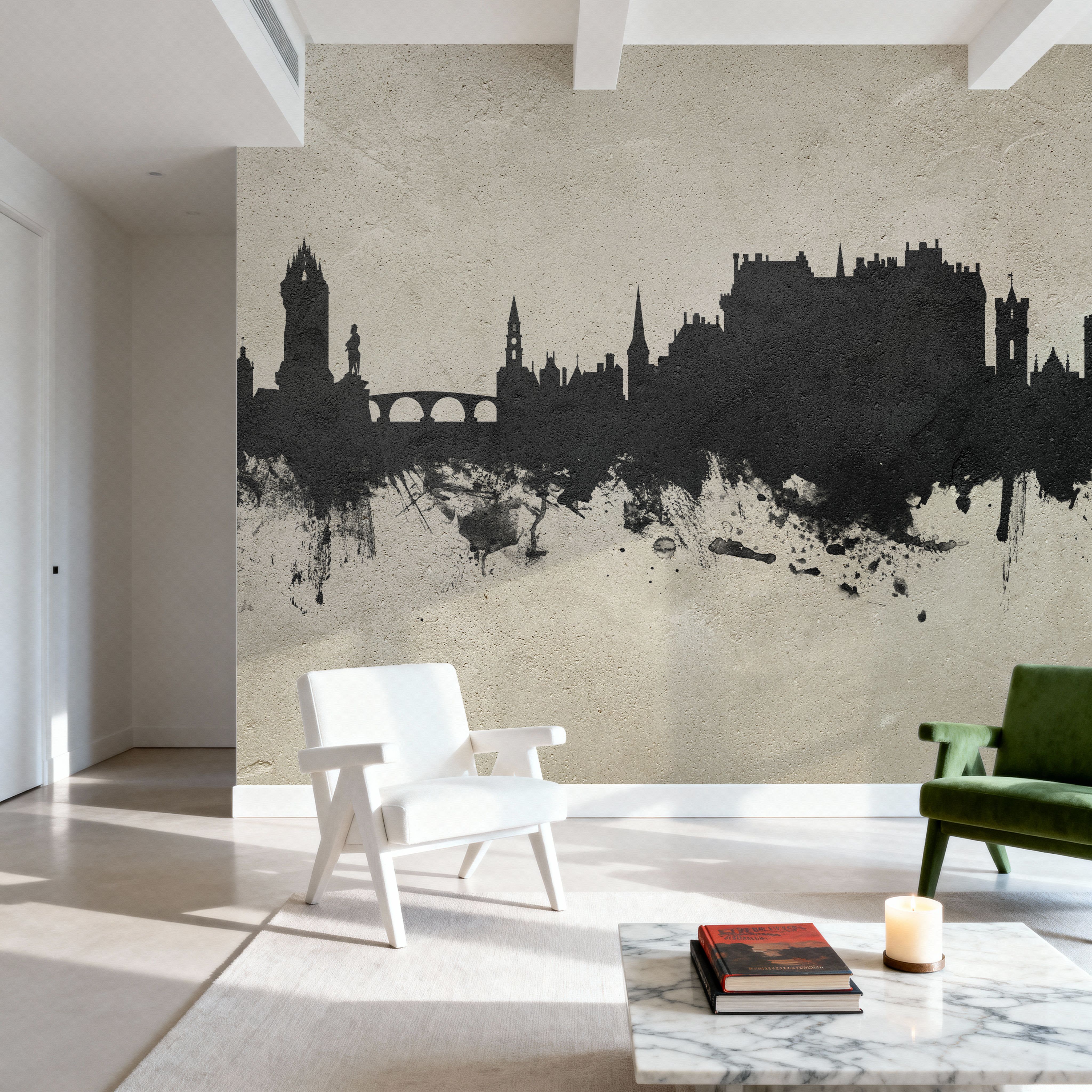 Stirling Scotland Skyline Concrete