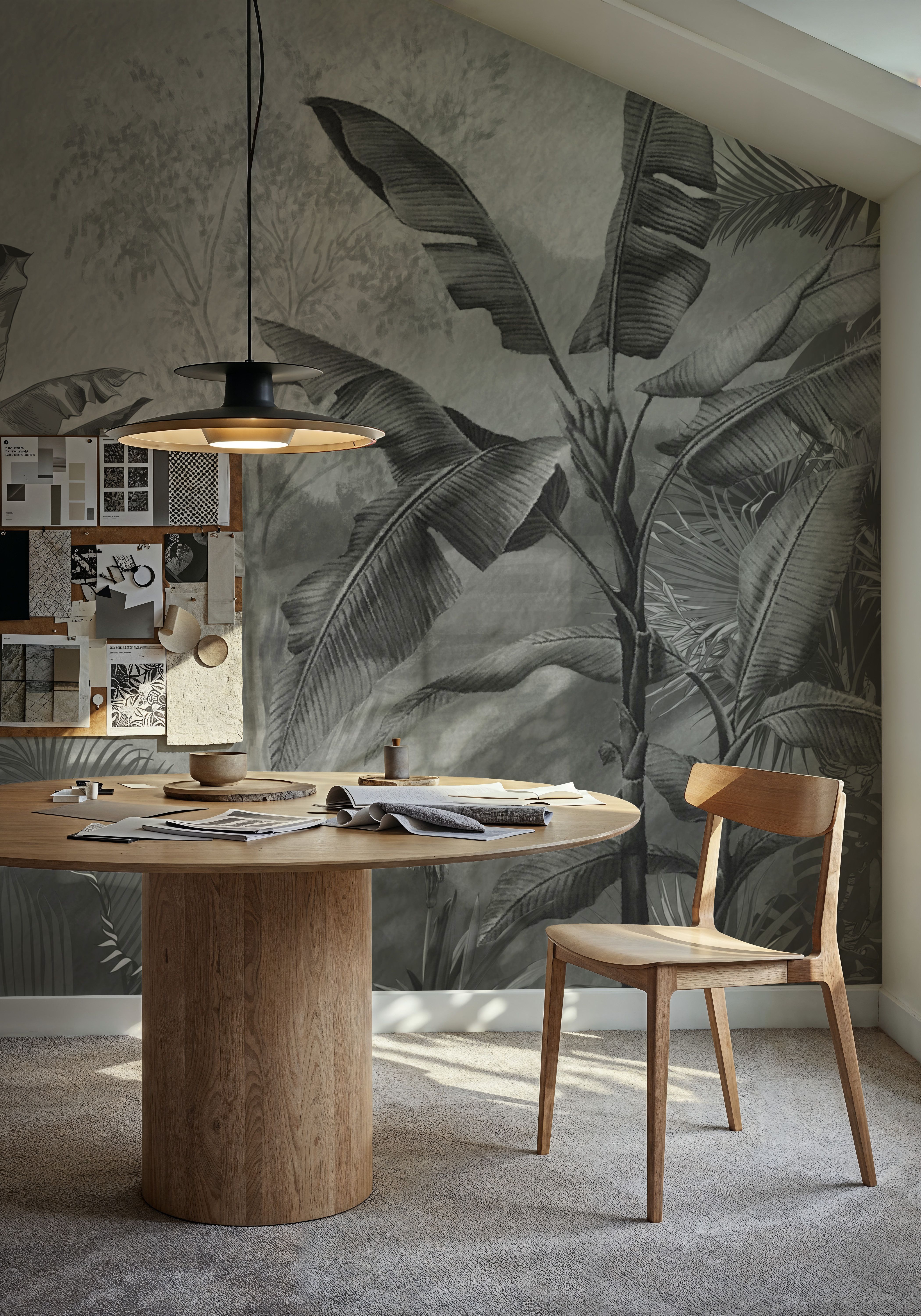 Tropical Banan Plant Sketch