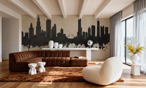 Chicago Illinois Skyline Concrete