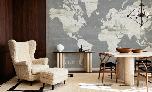 Slate World Map