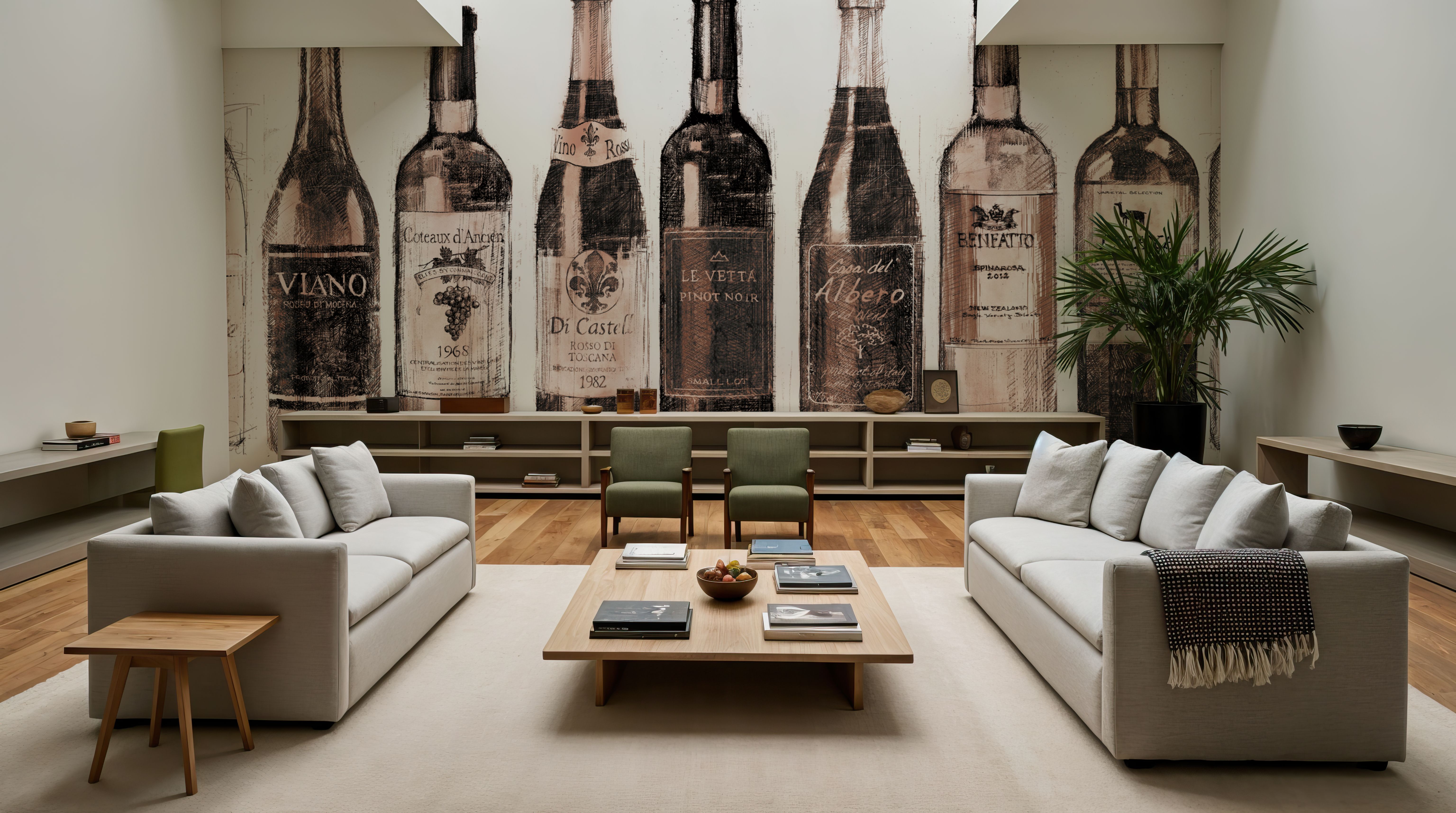 Wine Cellar Ready, Papier peint