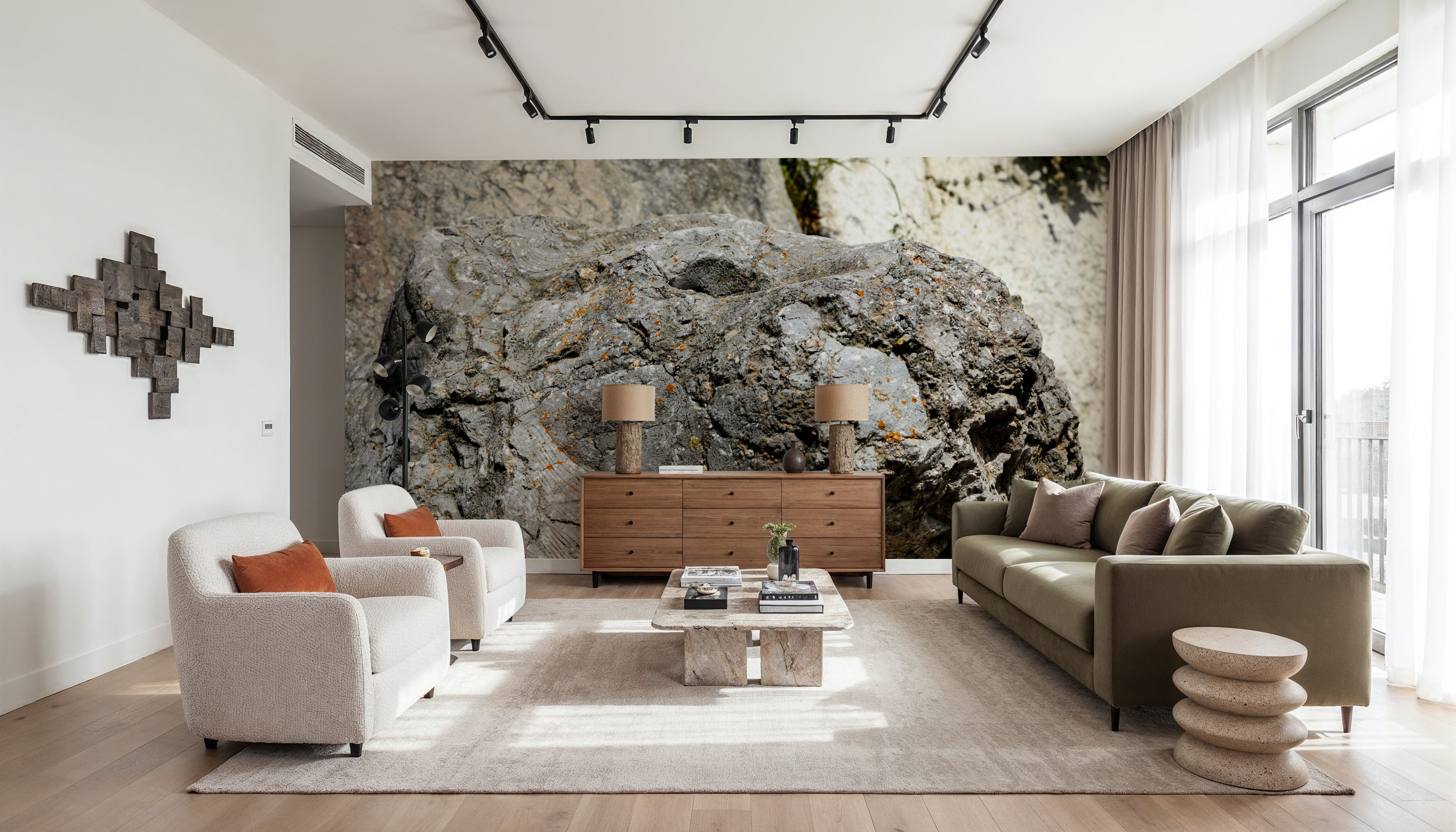 Ancient Lion Stone, Wallpaper